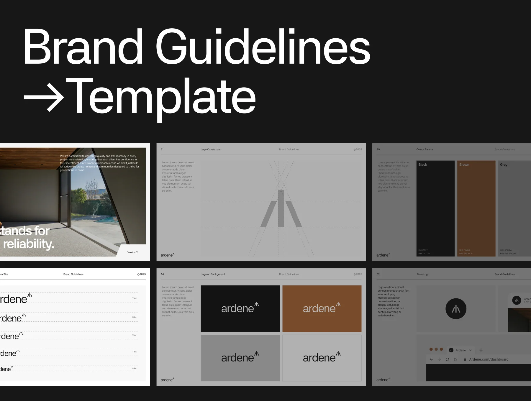 Ardene - Brand Guidelines Template