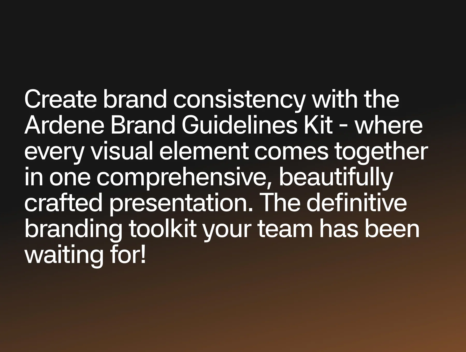 Ardene - Brand Guidelines Template 2