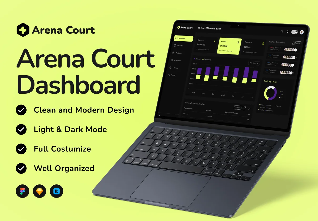 Arena Court Dashboard