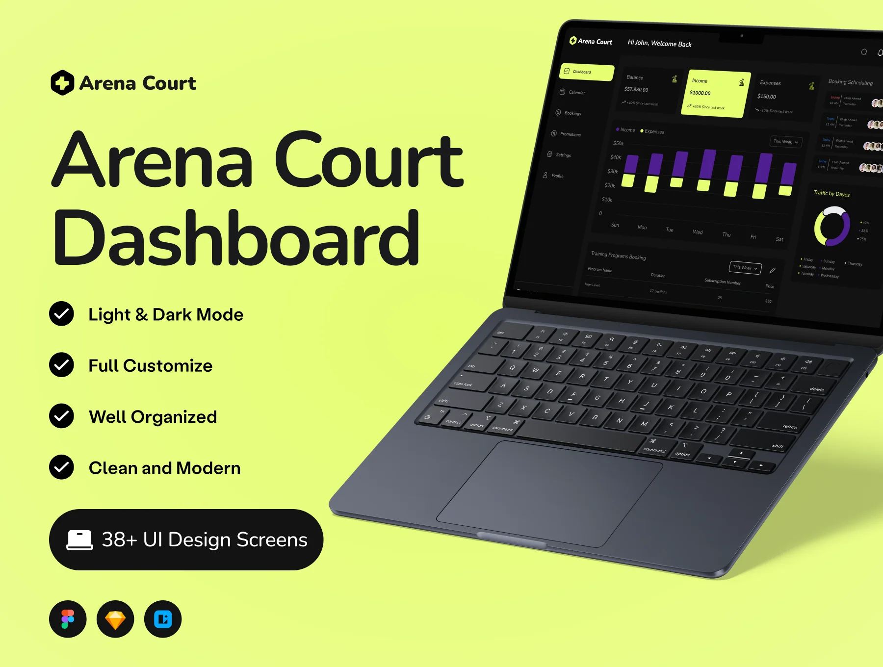 Arena Court Dashboard