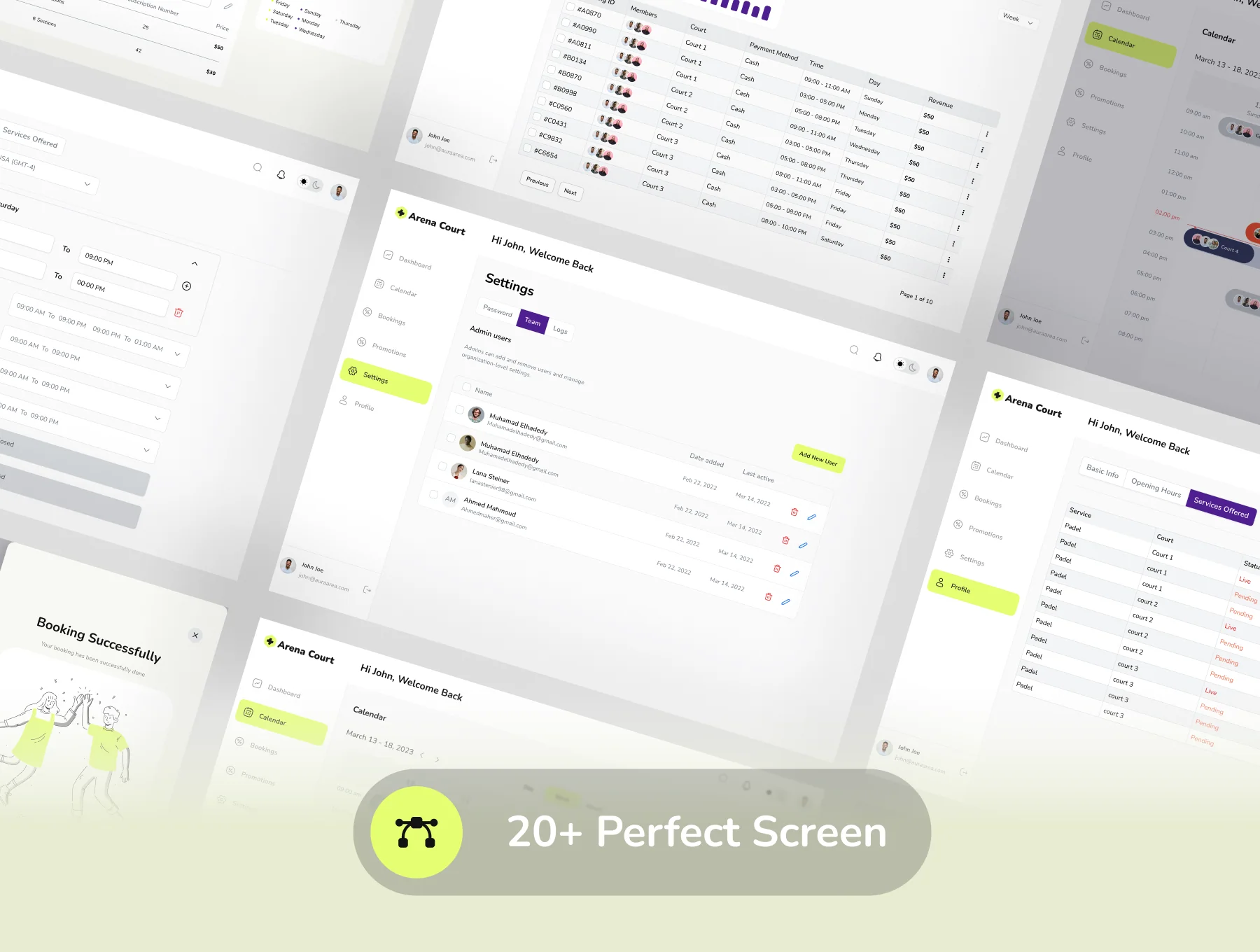 Arena Court Dashboard 5