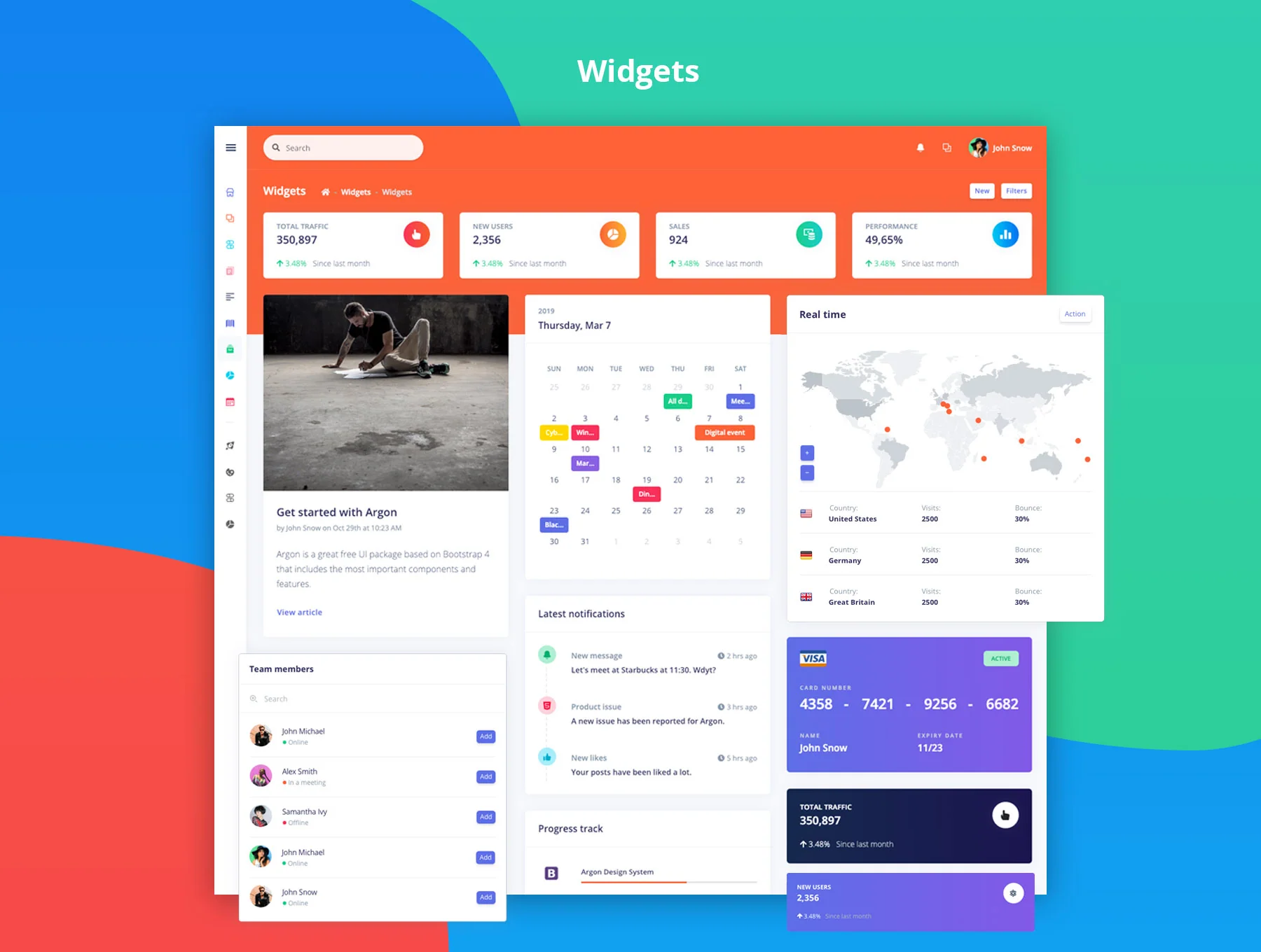 Argon Dashboard Pro 6