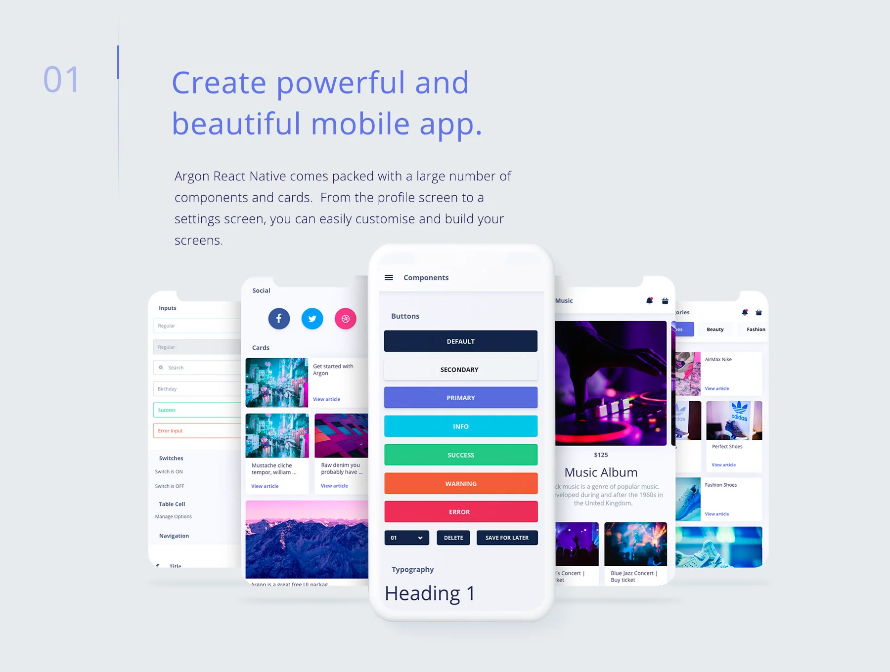 Argon Mobile UI Kit Pro 2