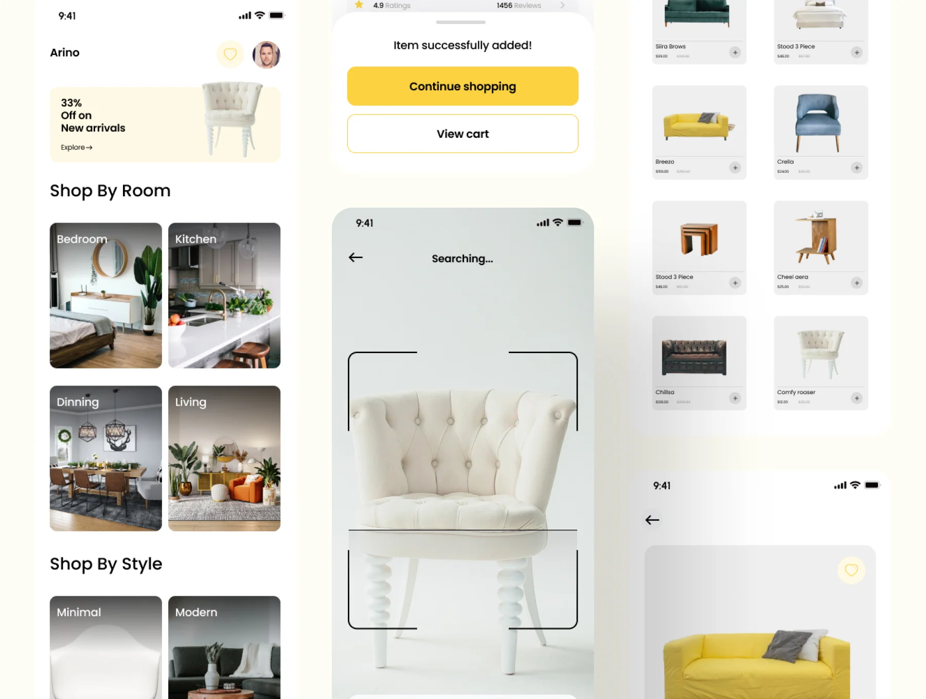 Arino - Furniture ecommerce App UI Kit 5