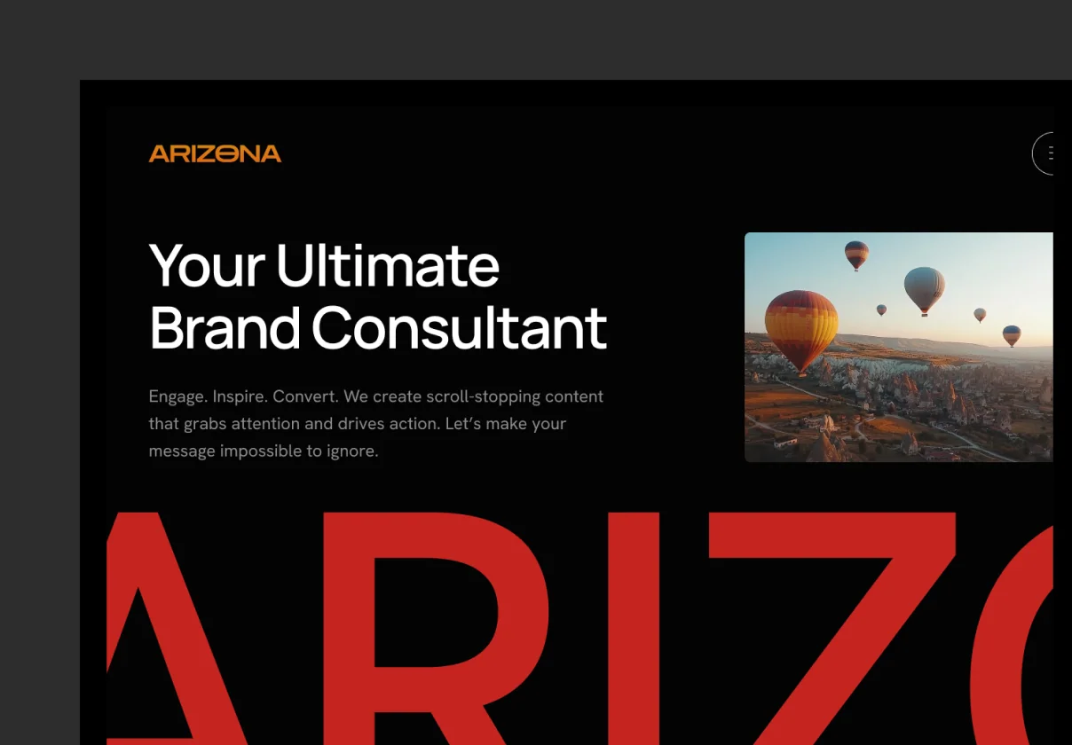 Arizona Framer Agency Template