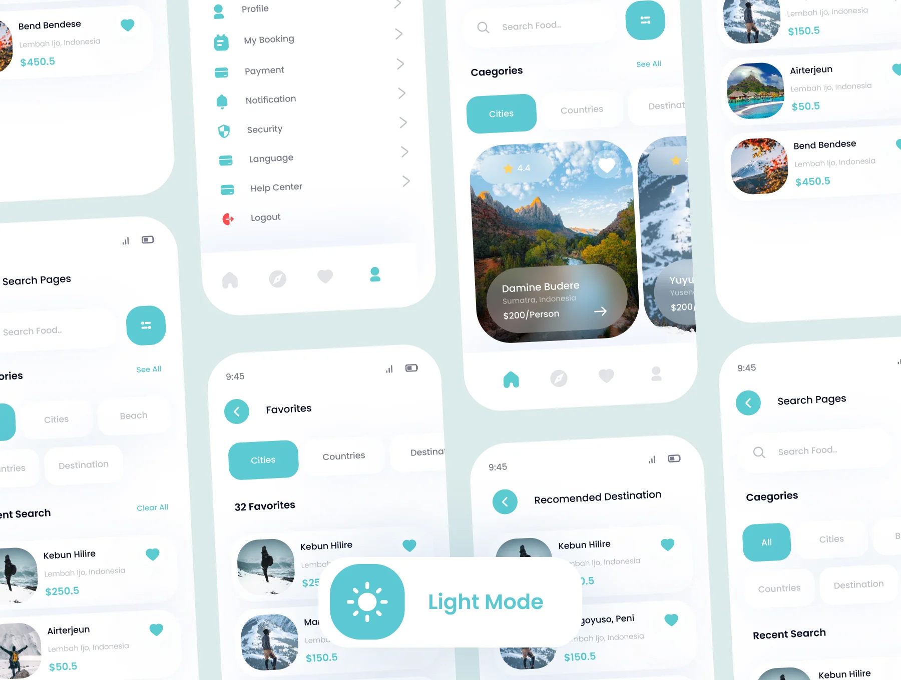 Arjuno Travel Tour App UI Kit 5