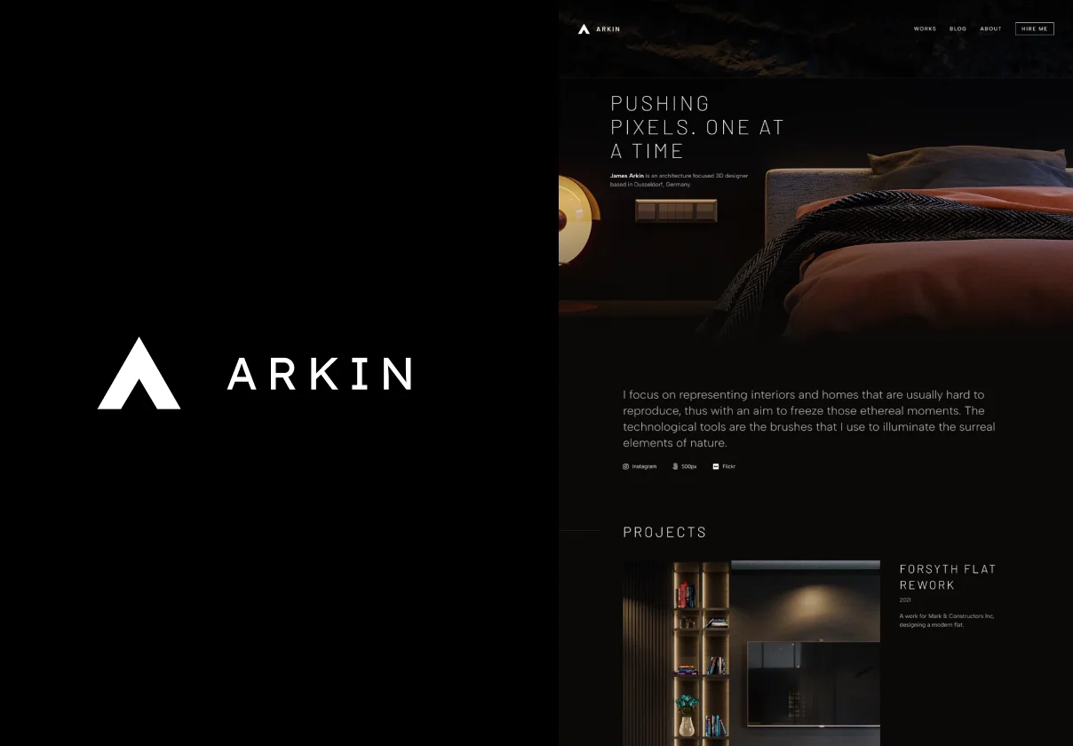 ARKIN — Portfolio Template