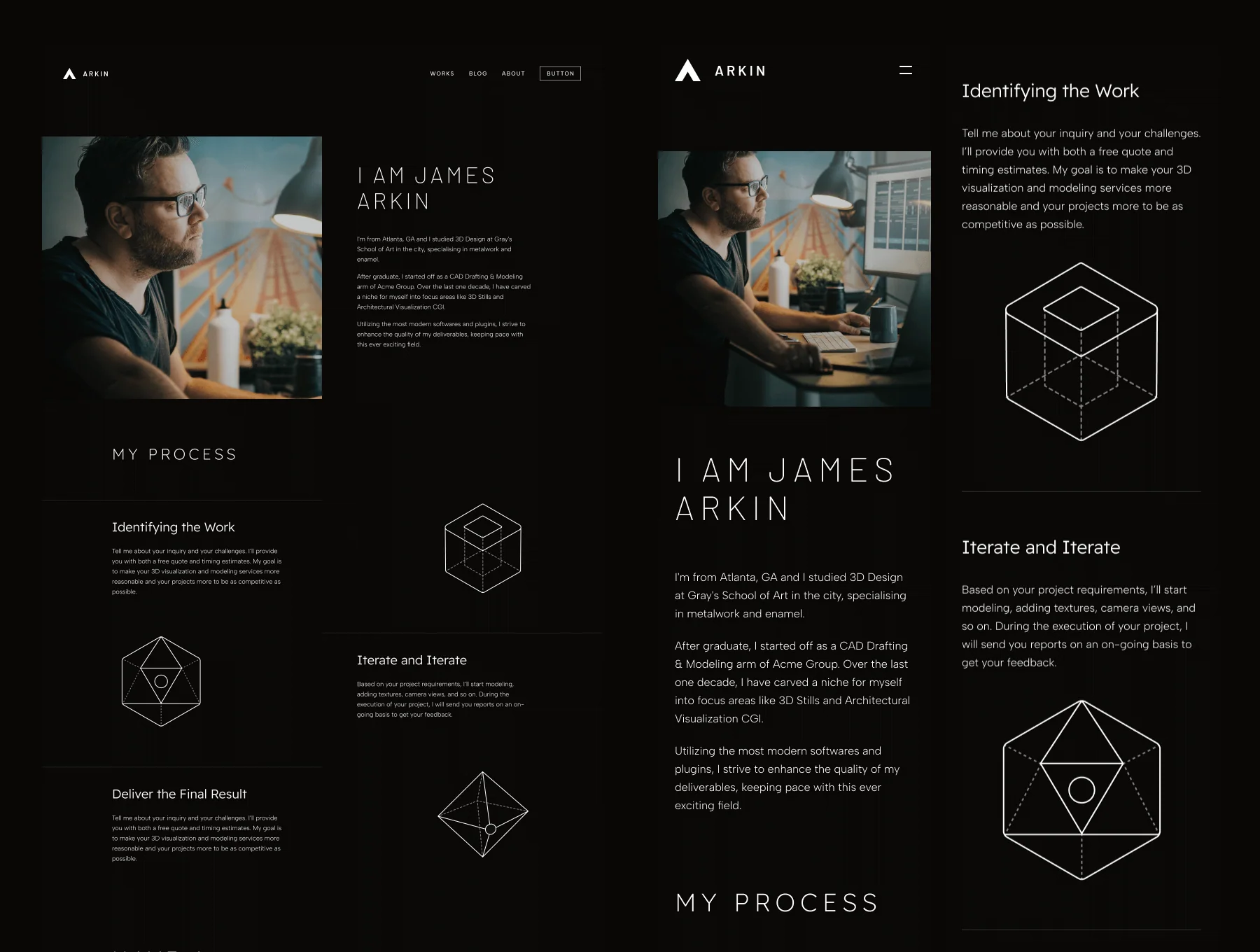 ARKIN — Portfolio Template 3