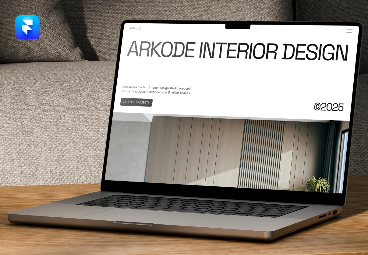 Arkode - Interior Design Agency Framer Template