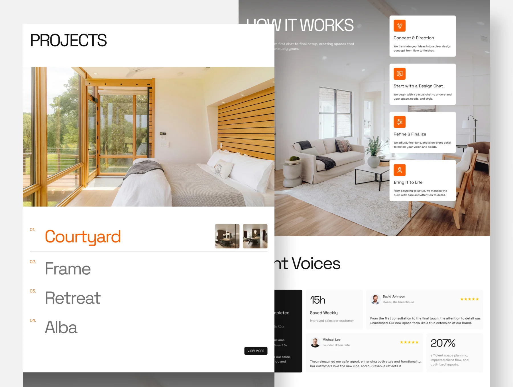Arkode - Interior Design Agency Framer Template 3