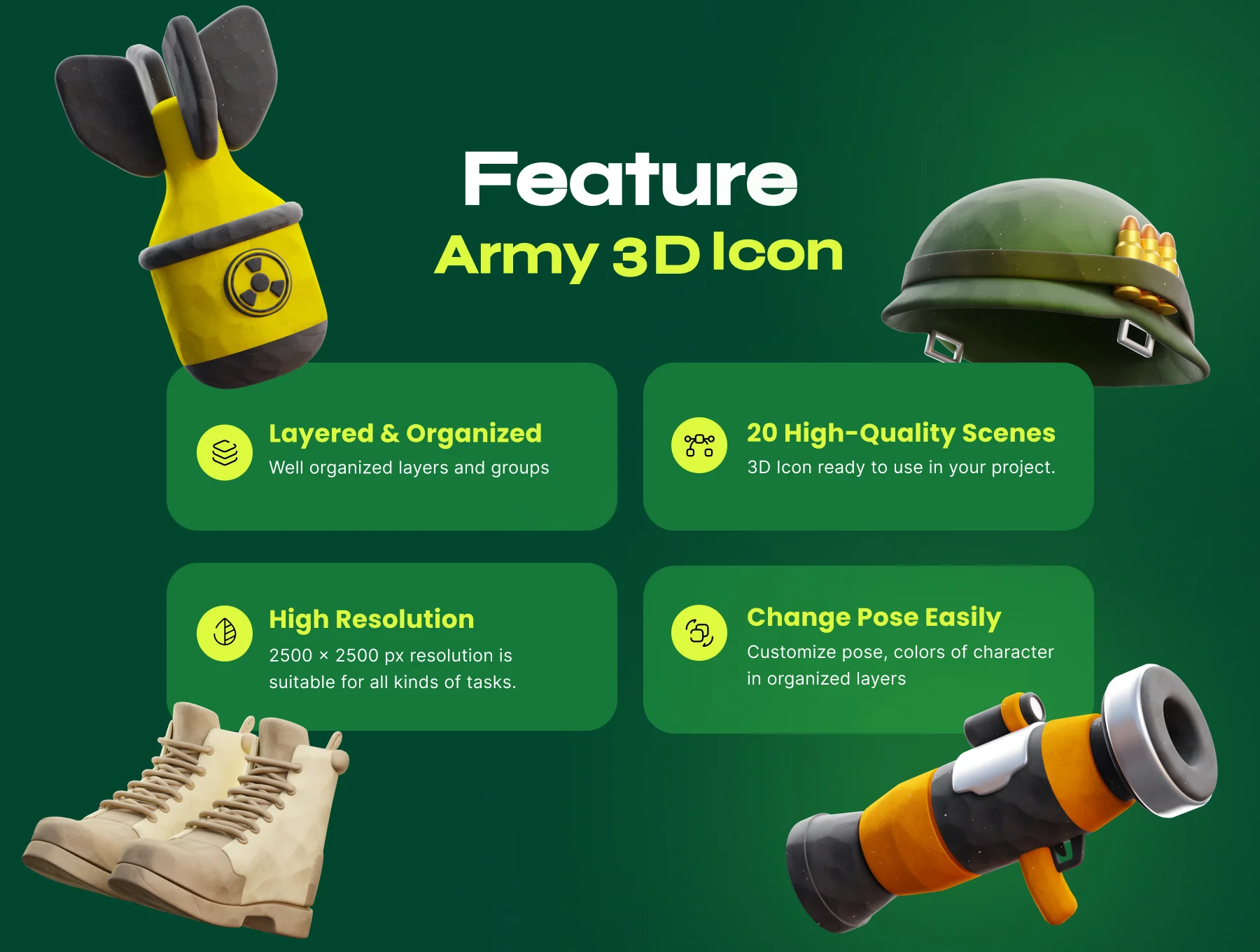 Army 3D Icon 2