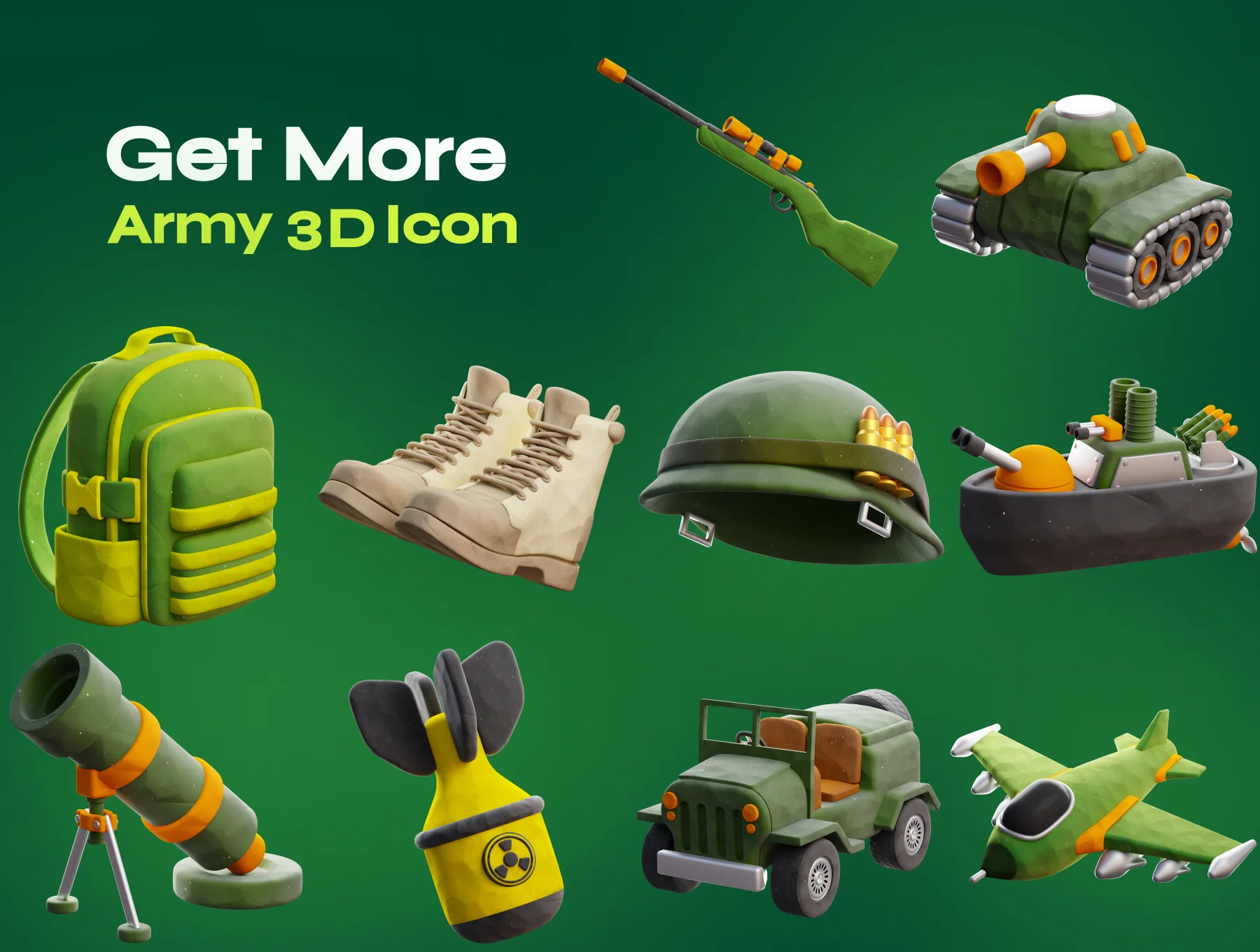 Army 3D Icon 7