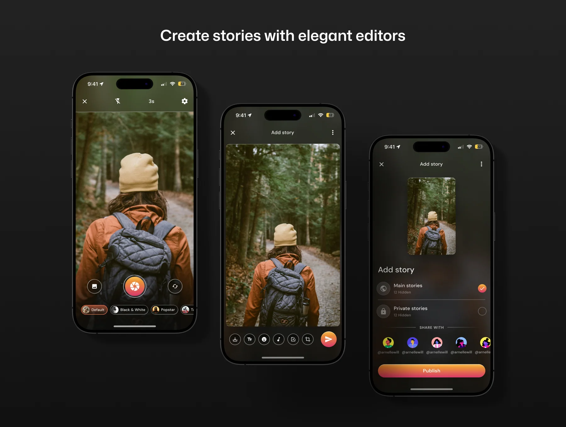 Arnelle - Stories & Reels UI Kit 3
