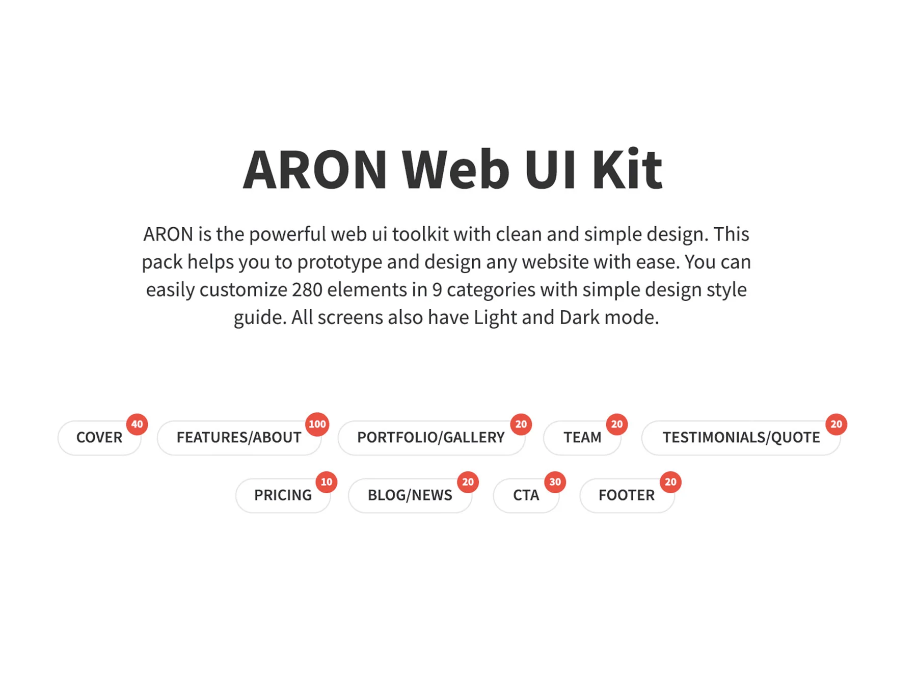 ARON Web UI Kit 2