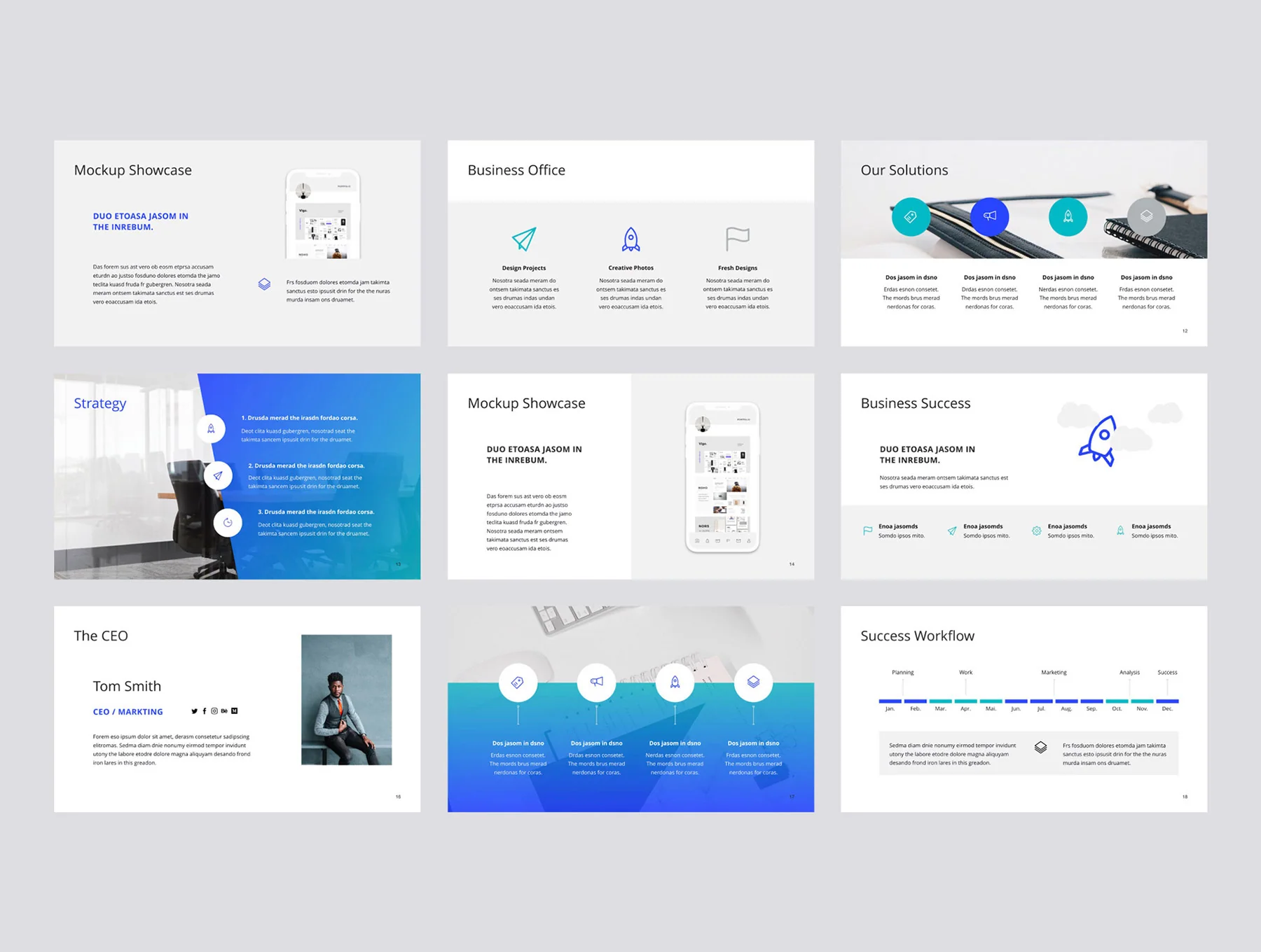 ARONA - Powerpoint Template + 20 Phots Bonus 3