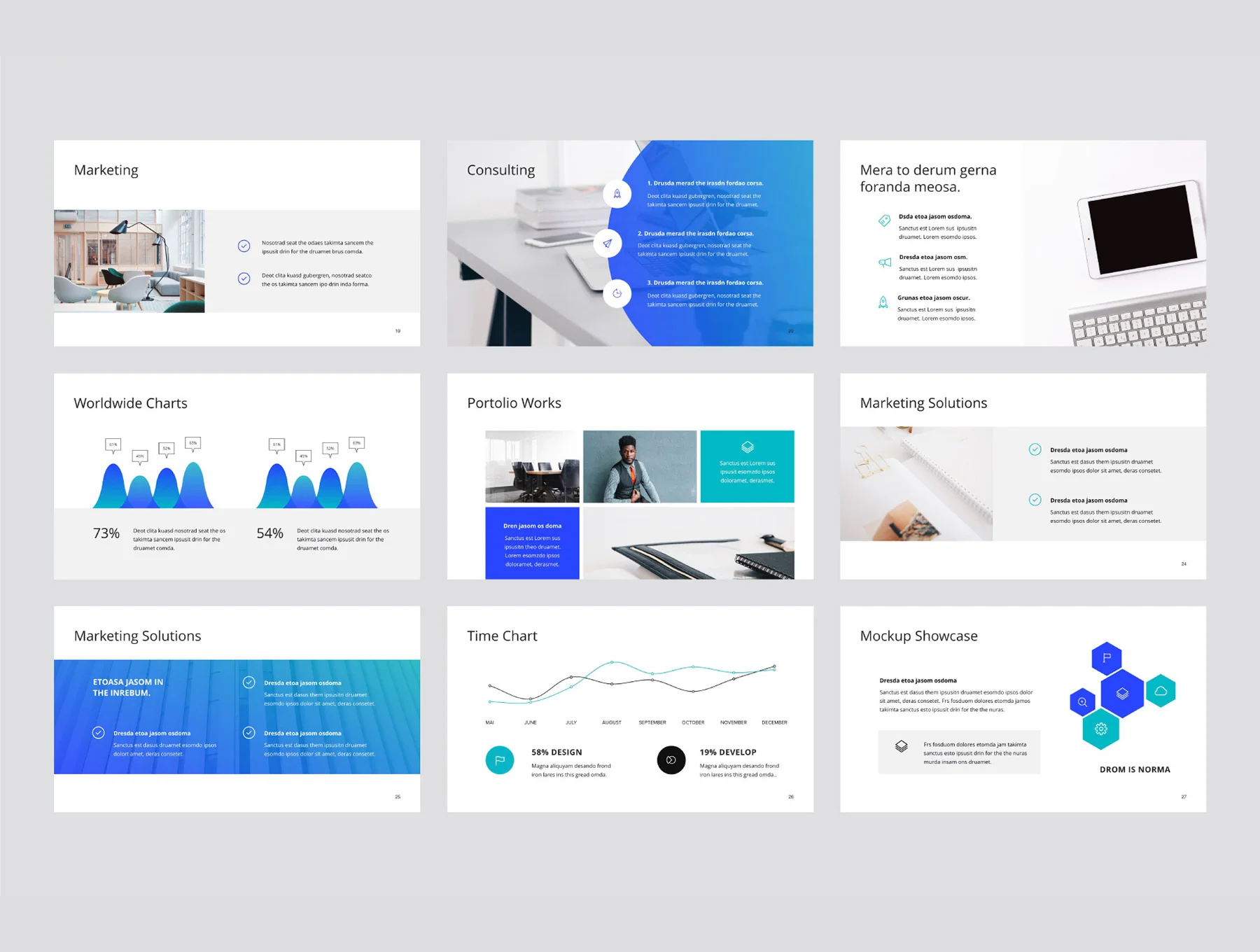 ARONA - Powerpoint Template + 20 Phots Bonus 4