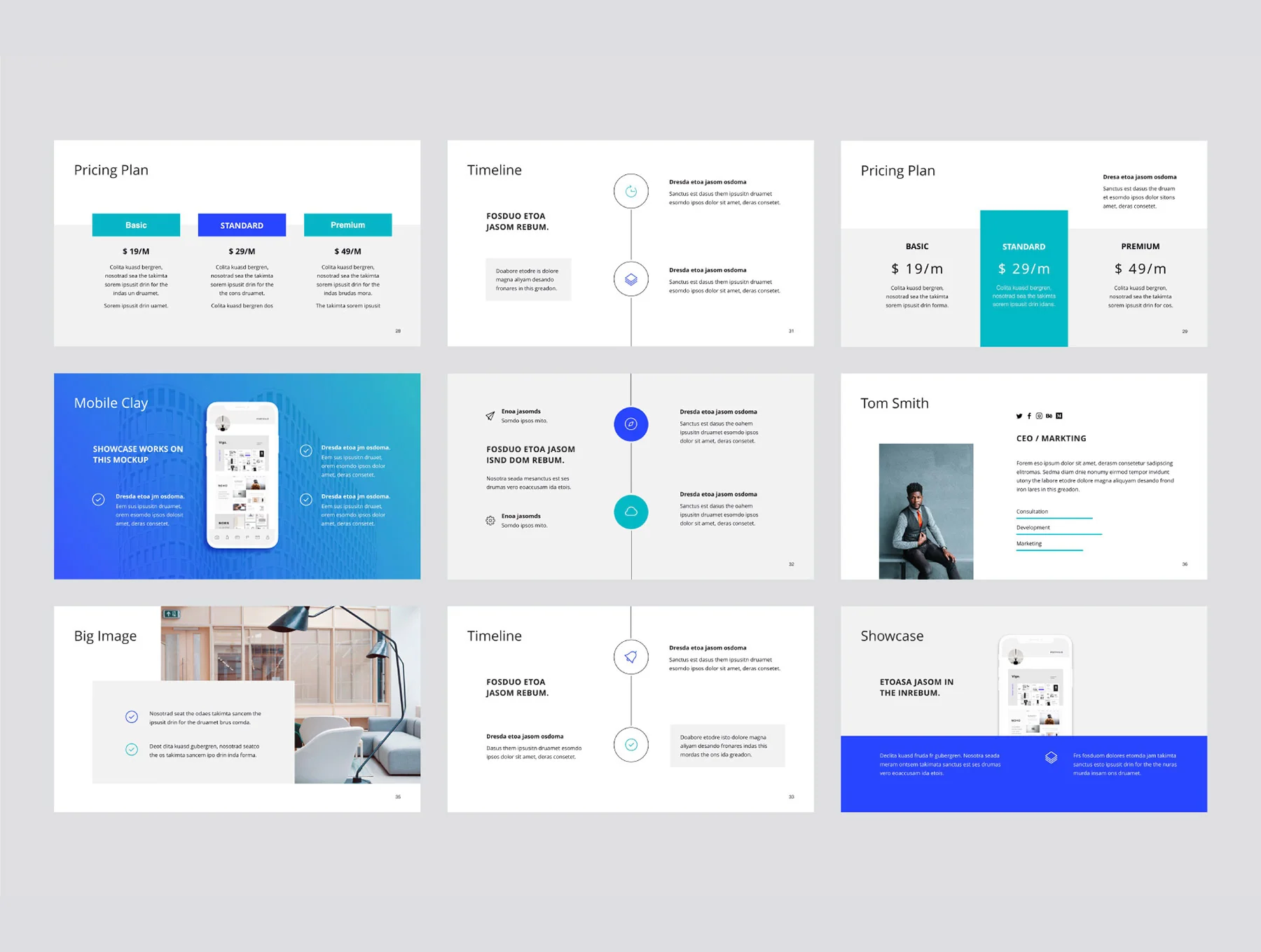 ARONA - Powerpoint Template + 20 Phots Bonus 5