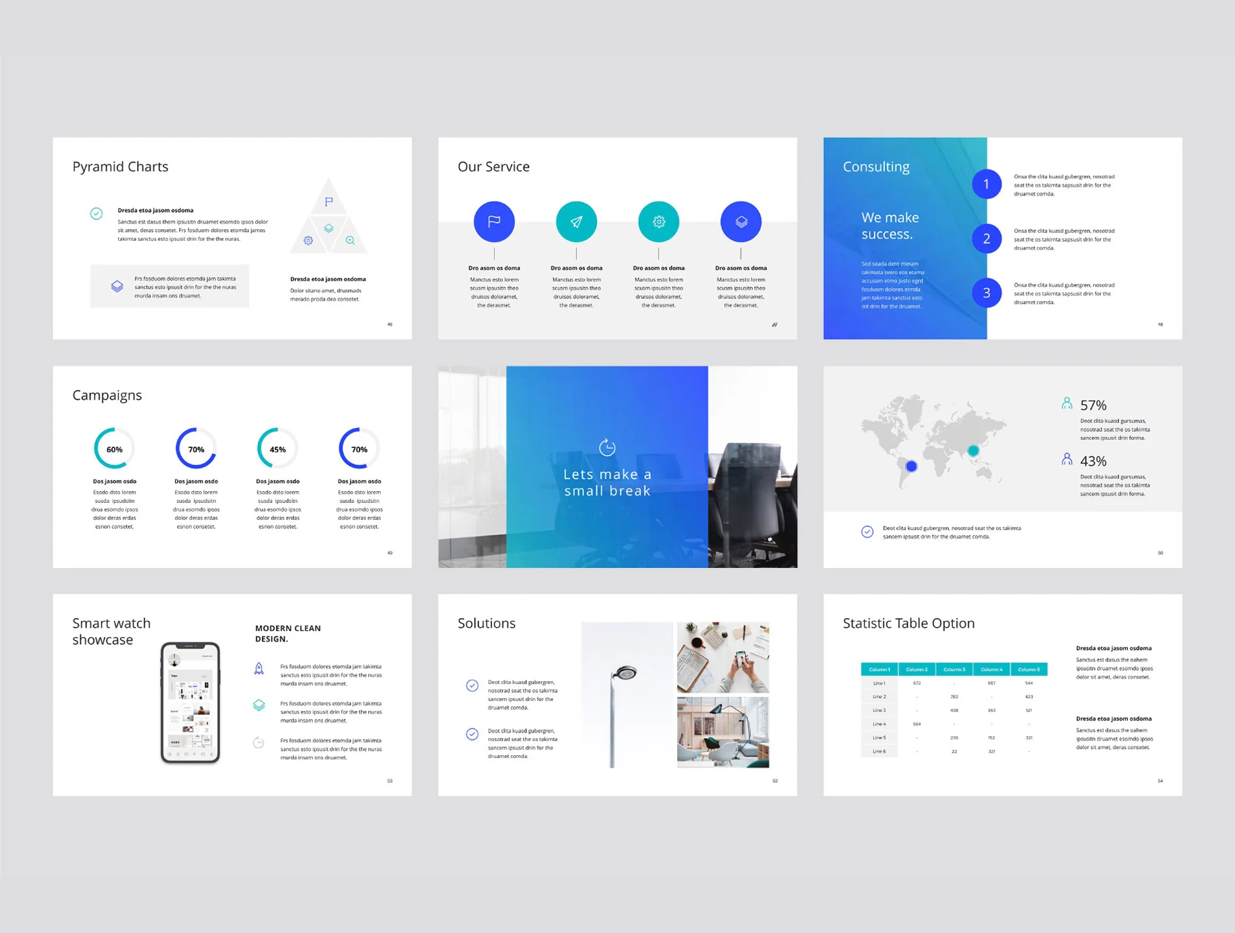 ARONA - Powerpoint Template + 20 Phots Bonus 7