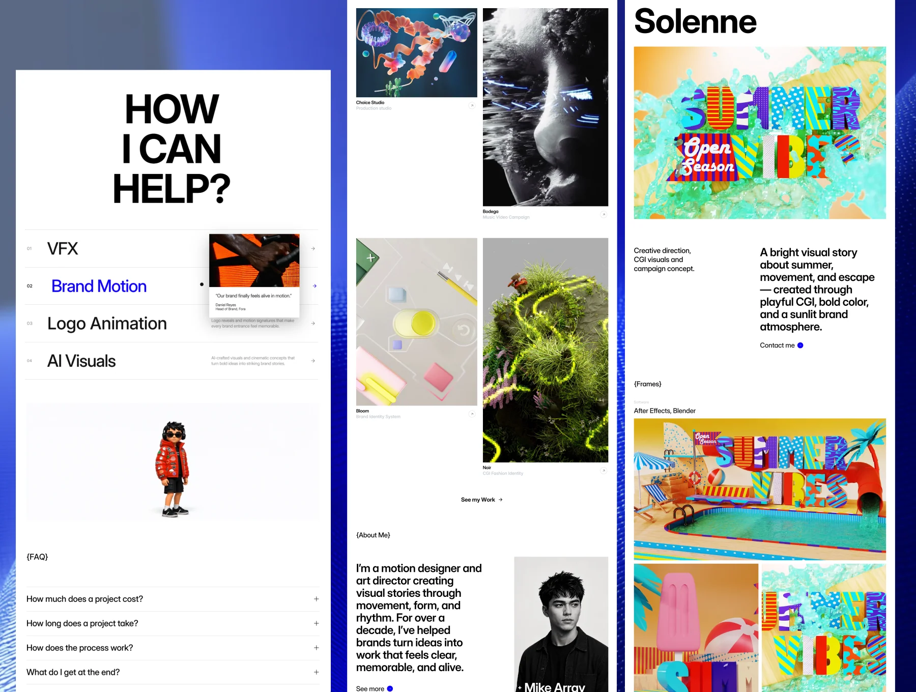 Array -  Visual Portfolio Framer Template 3