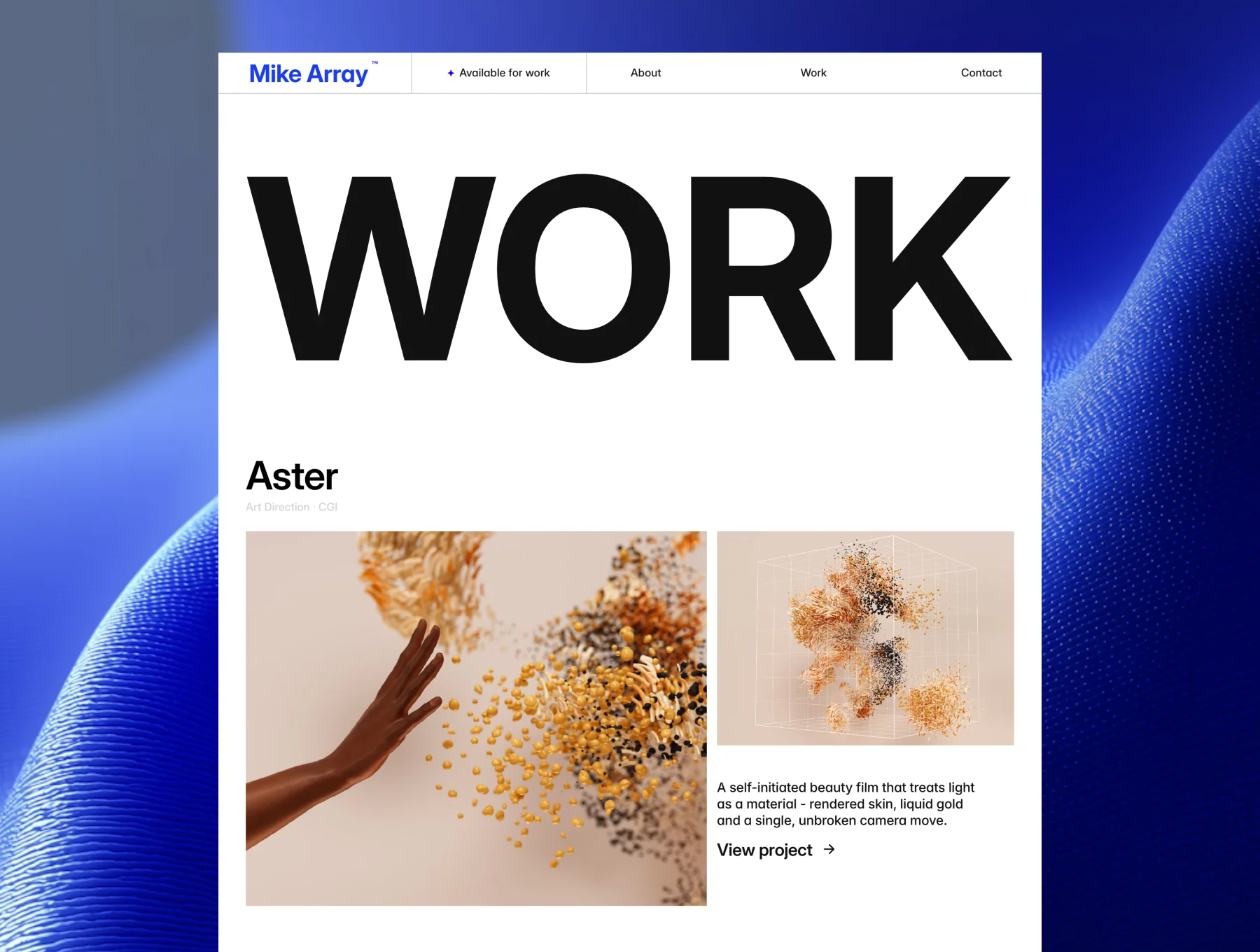 Array -  Visual Portfolio Framer Template 4