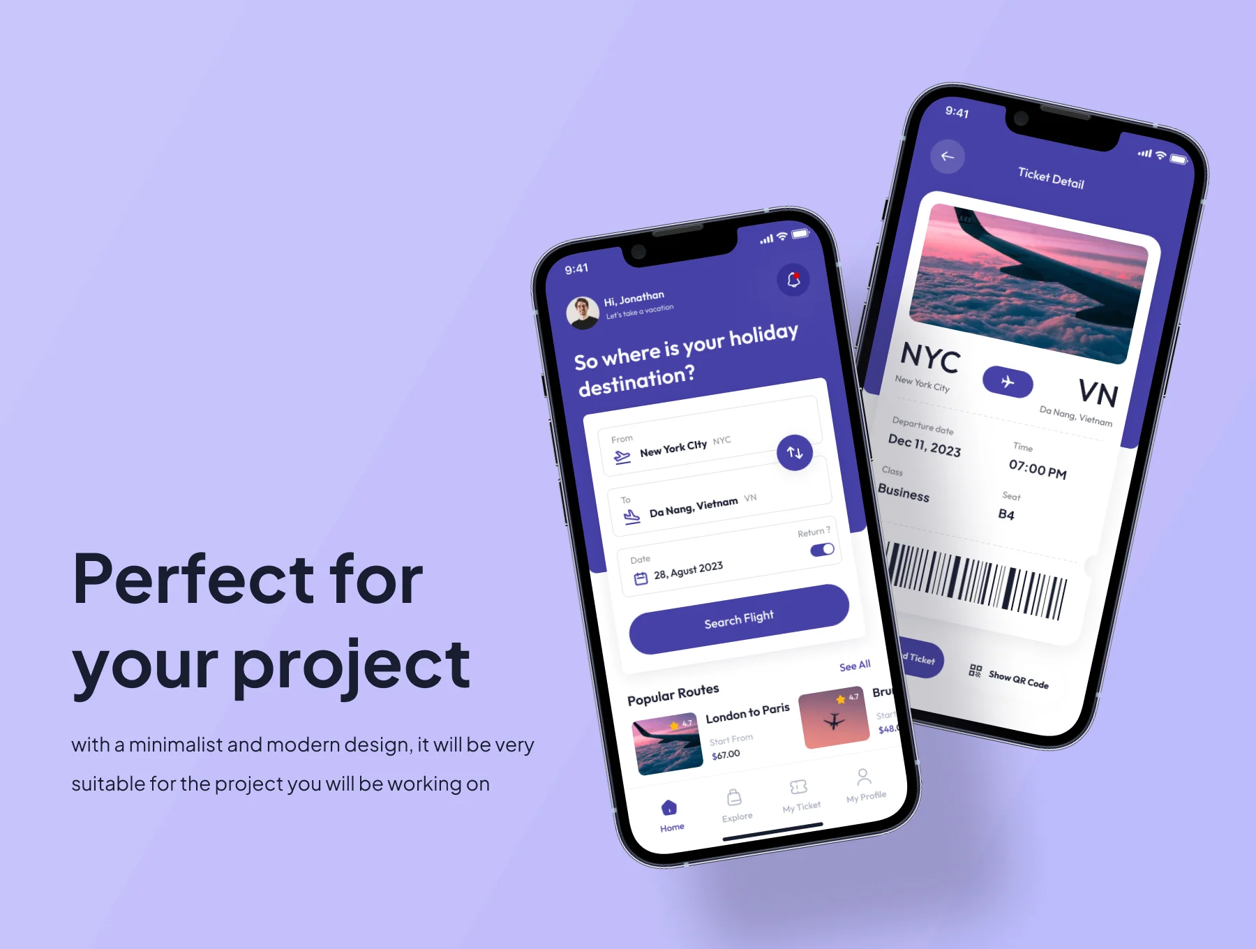 Arrived - Flight Booking App Ui Kits 3