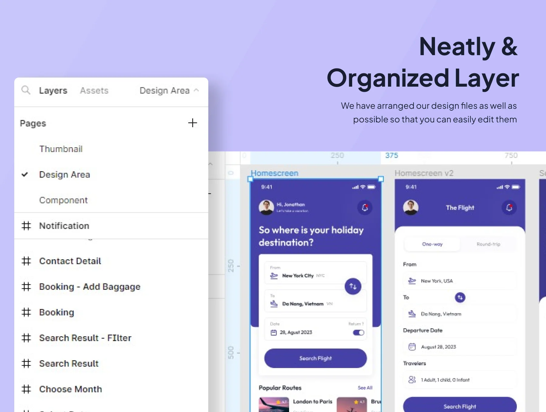 Arrived - Flight Booking App Ui Kits 4