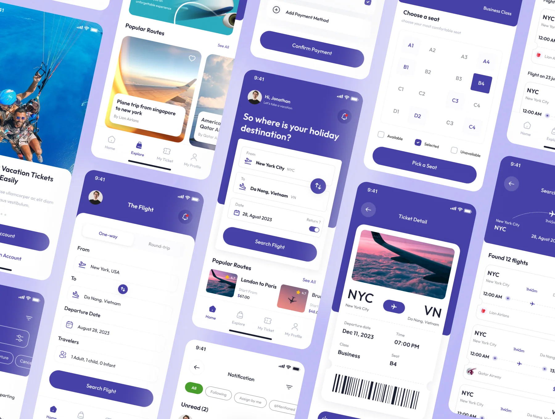 Arrived - Flight Booking App Ui Kits 5
