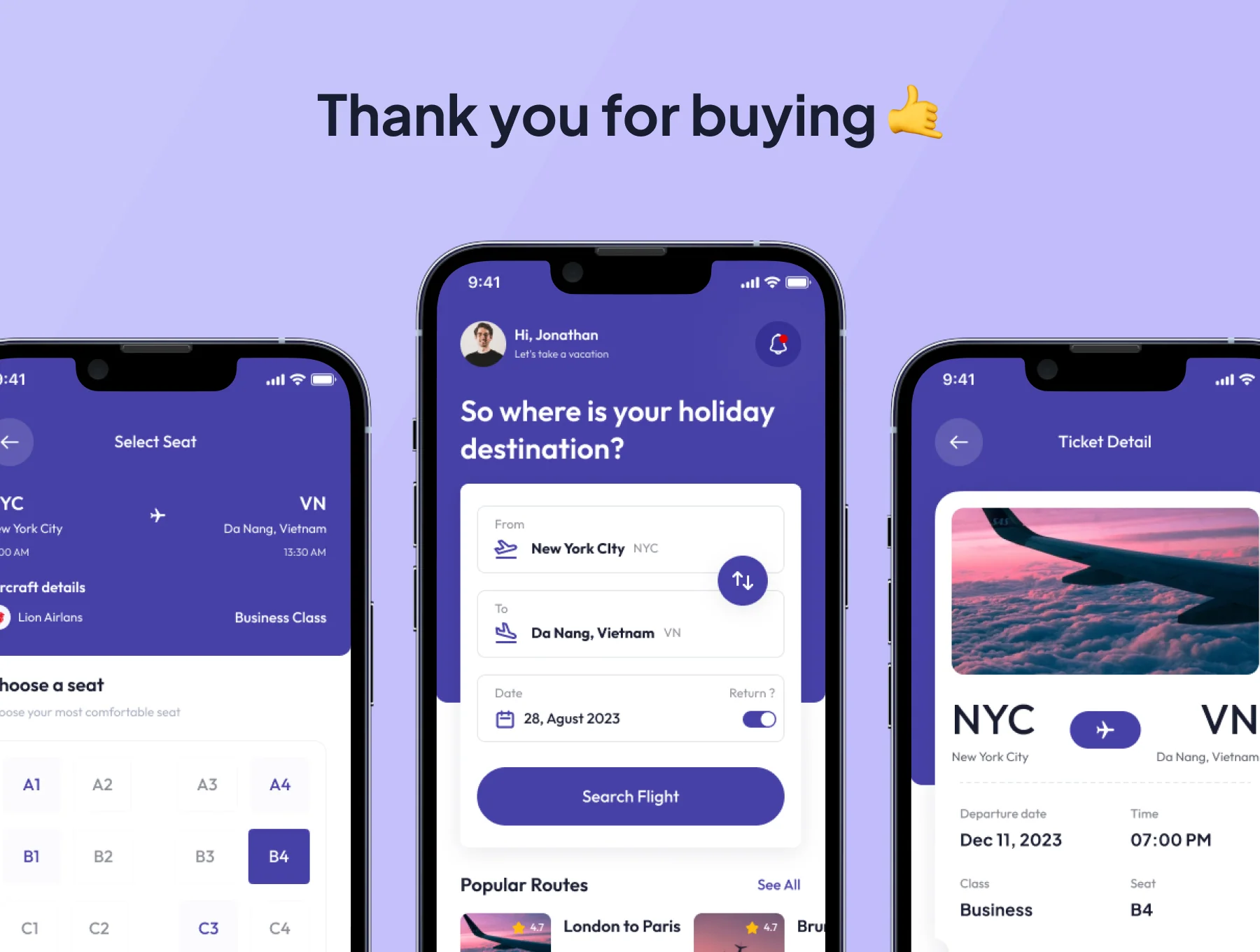 Arrived - Flight Booking App Ui Kits 6