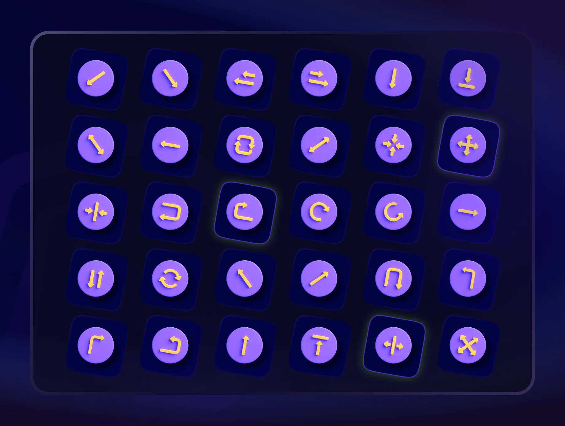 Arrow 3D Icon Set 2