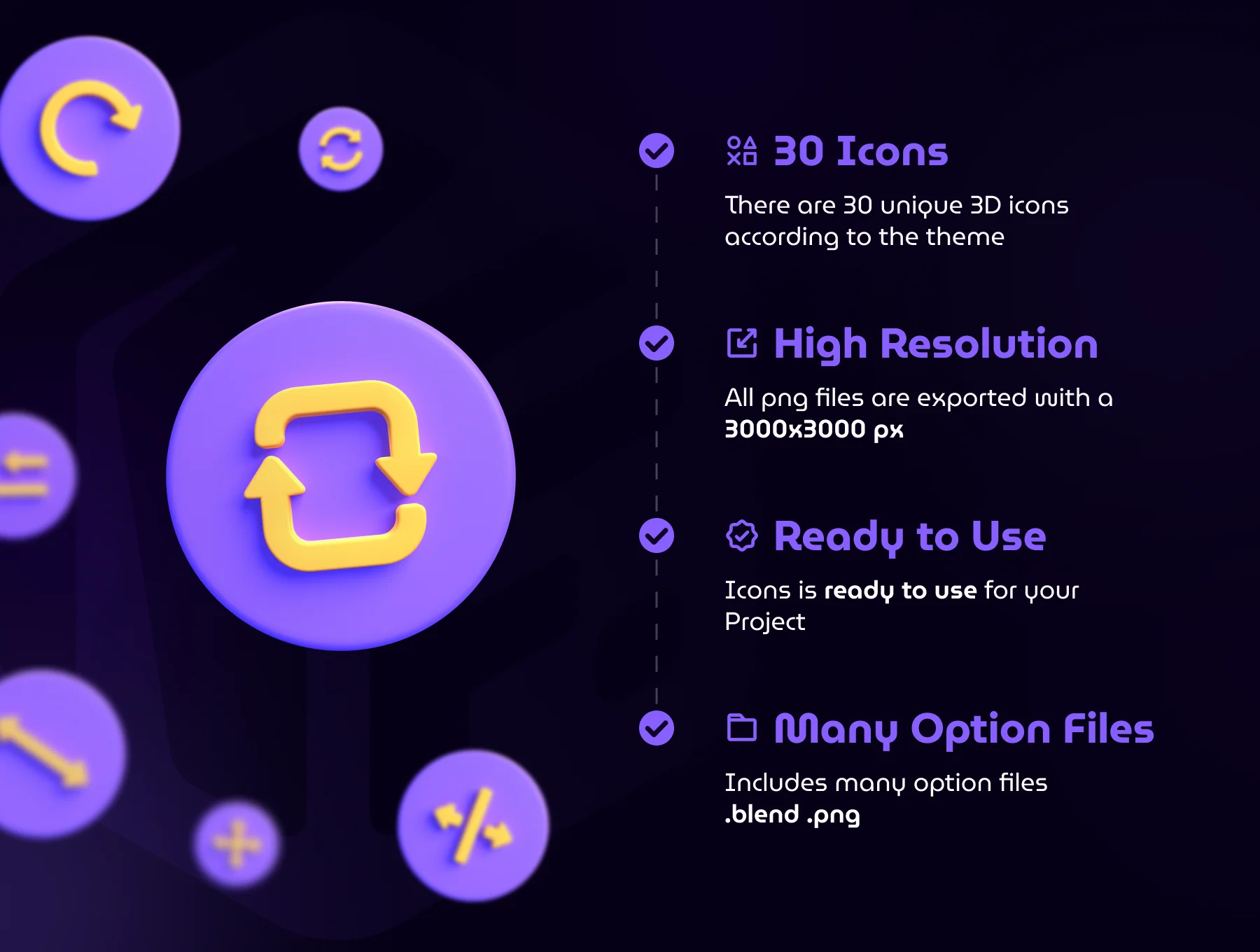Arrow 3D Icon Set 3