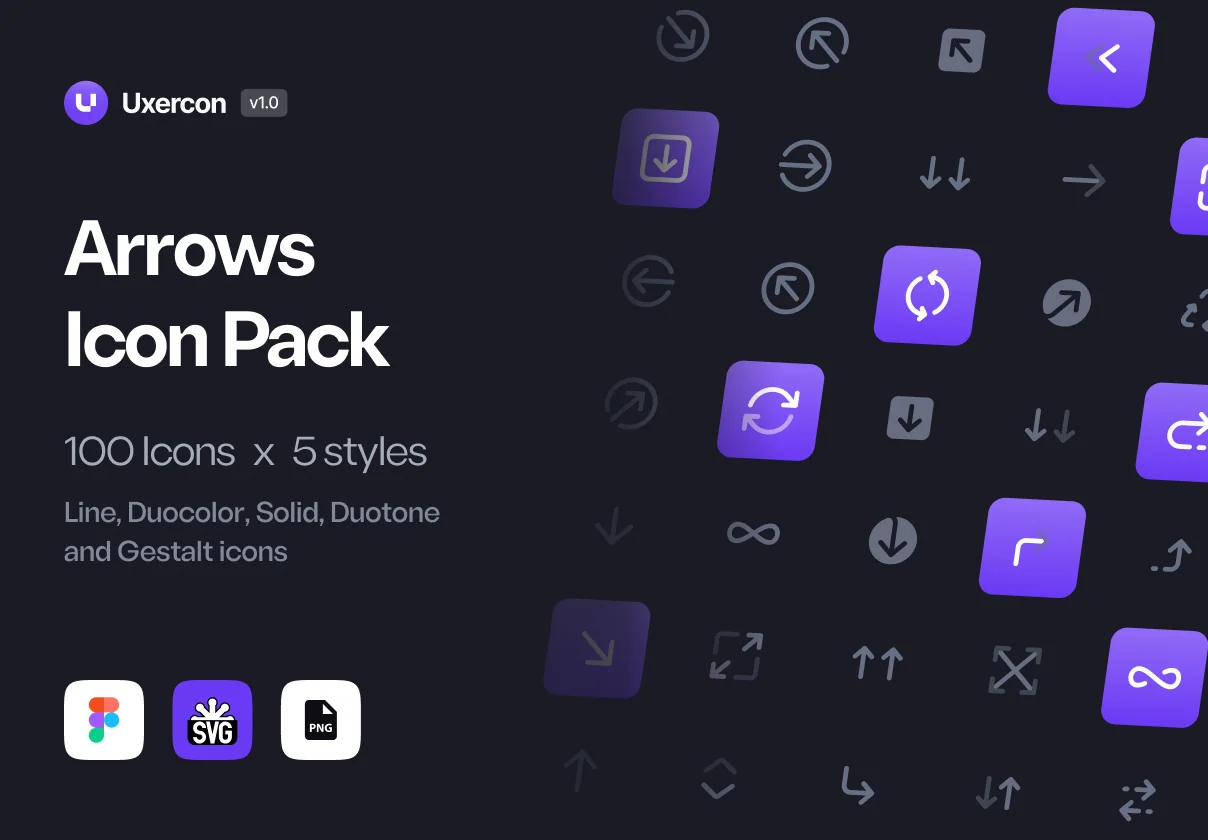 Arrows - Uxercon Icon Pack