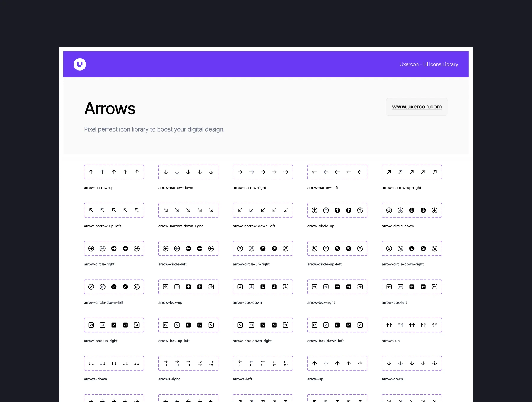 Arrows - Uxercon Icon Pack 5