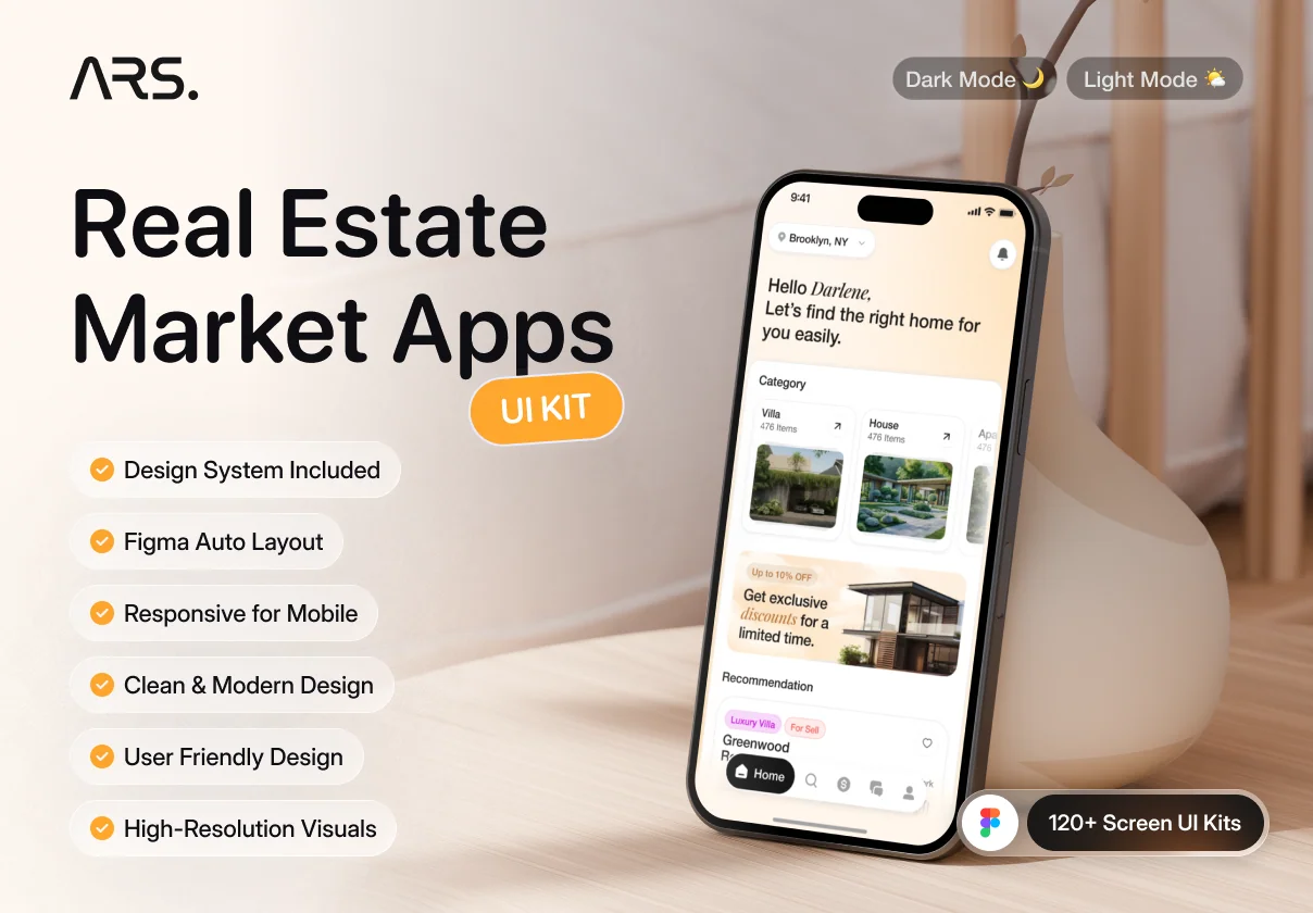 ARS — Modern Real Estate Apps UI Kit