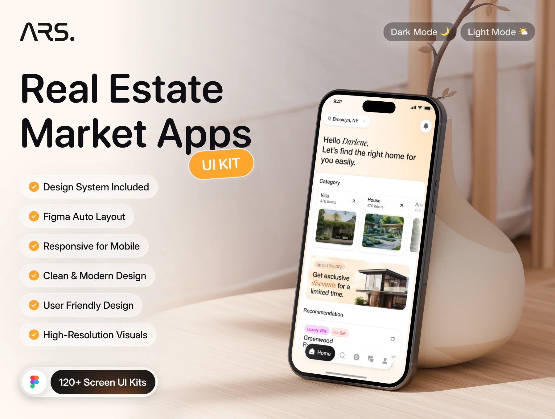 ARS — Modern Real Estate Apps UI Kit
