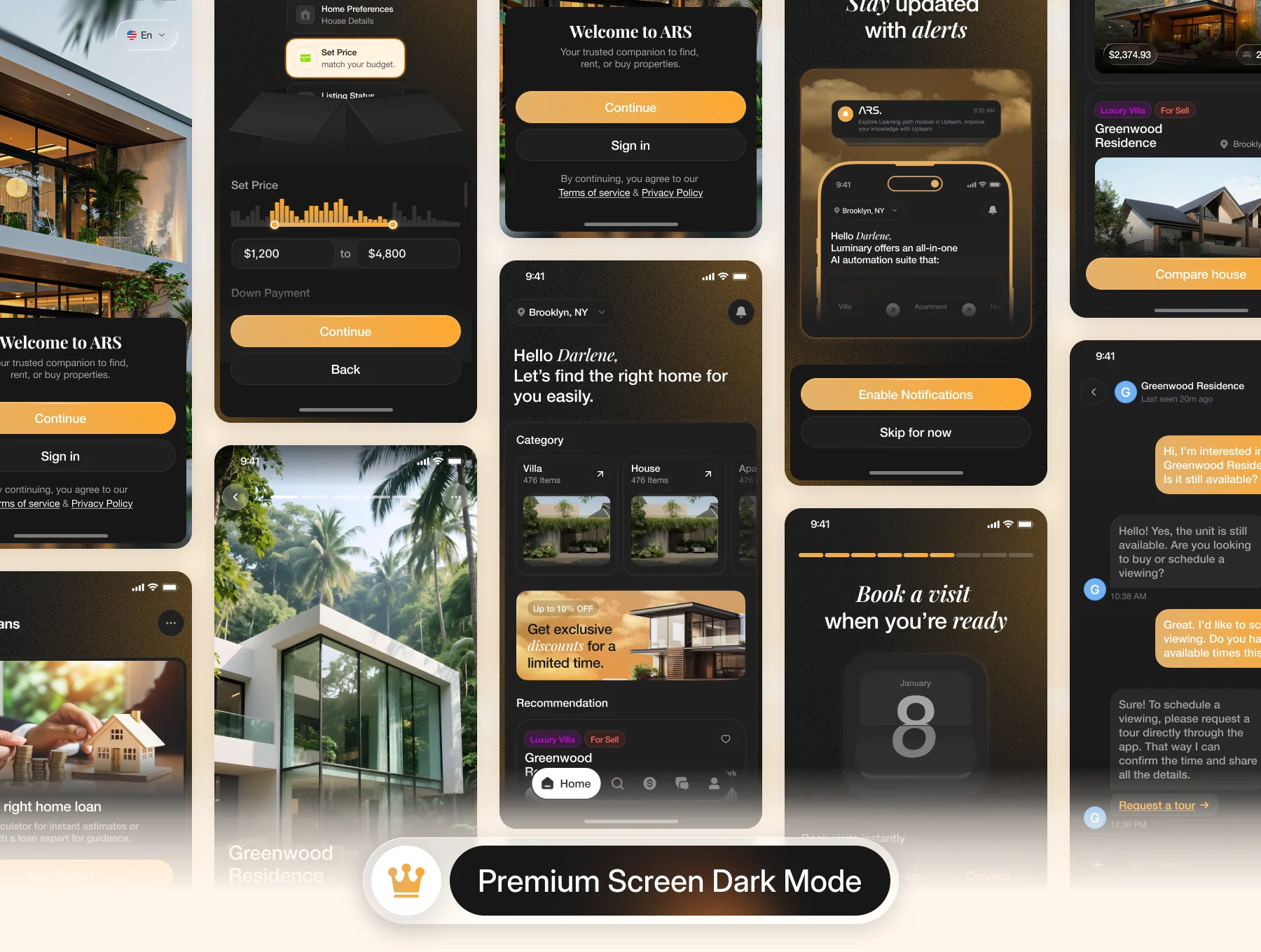 ARS — Modern Real Estate Apps UI Kit 5