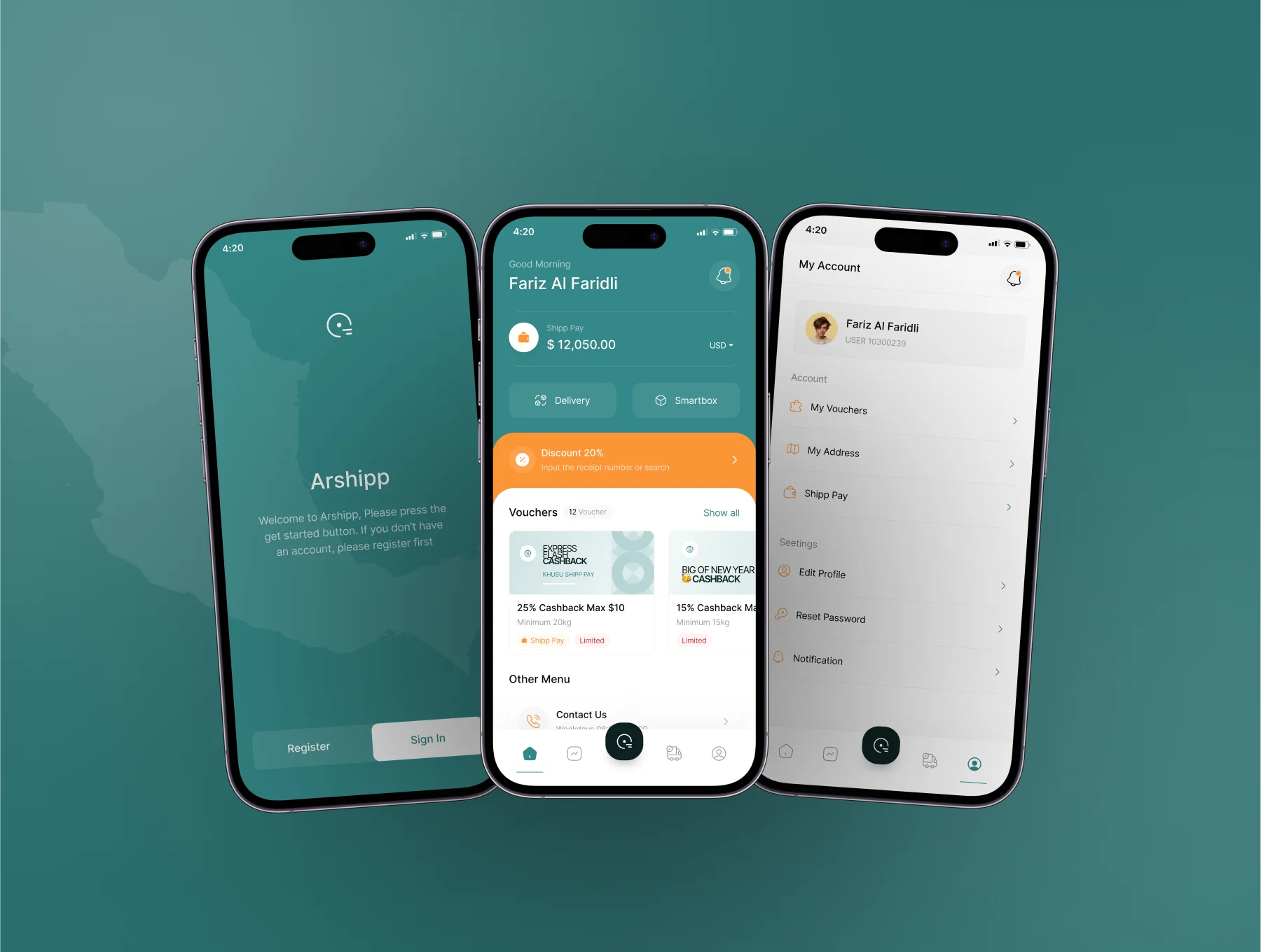 Arshipp - Shipping Mobile App 7