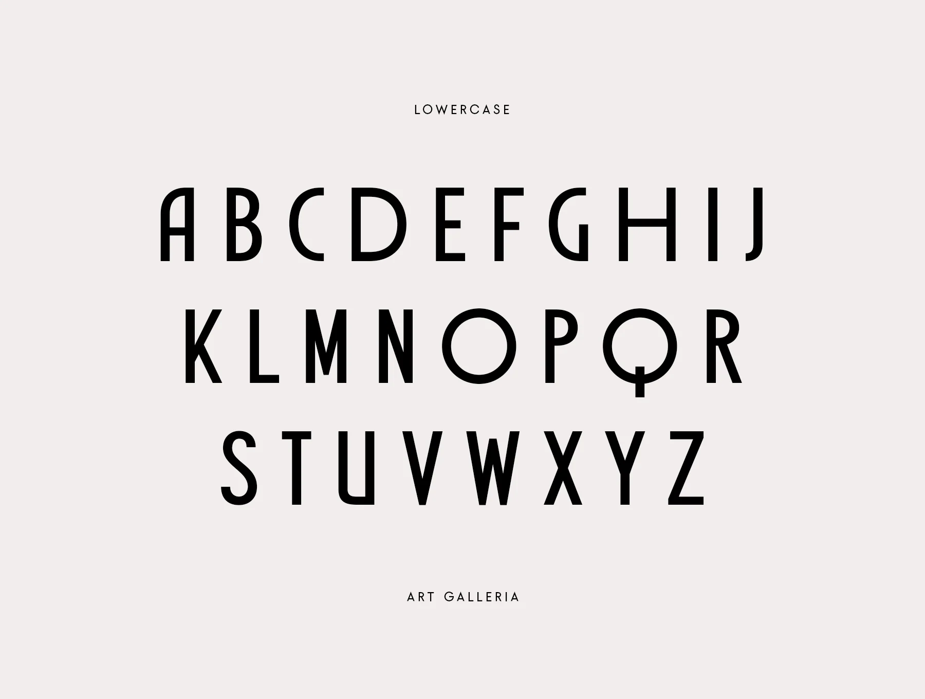 Art Galleria Font 3
