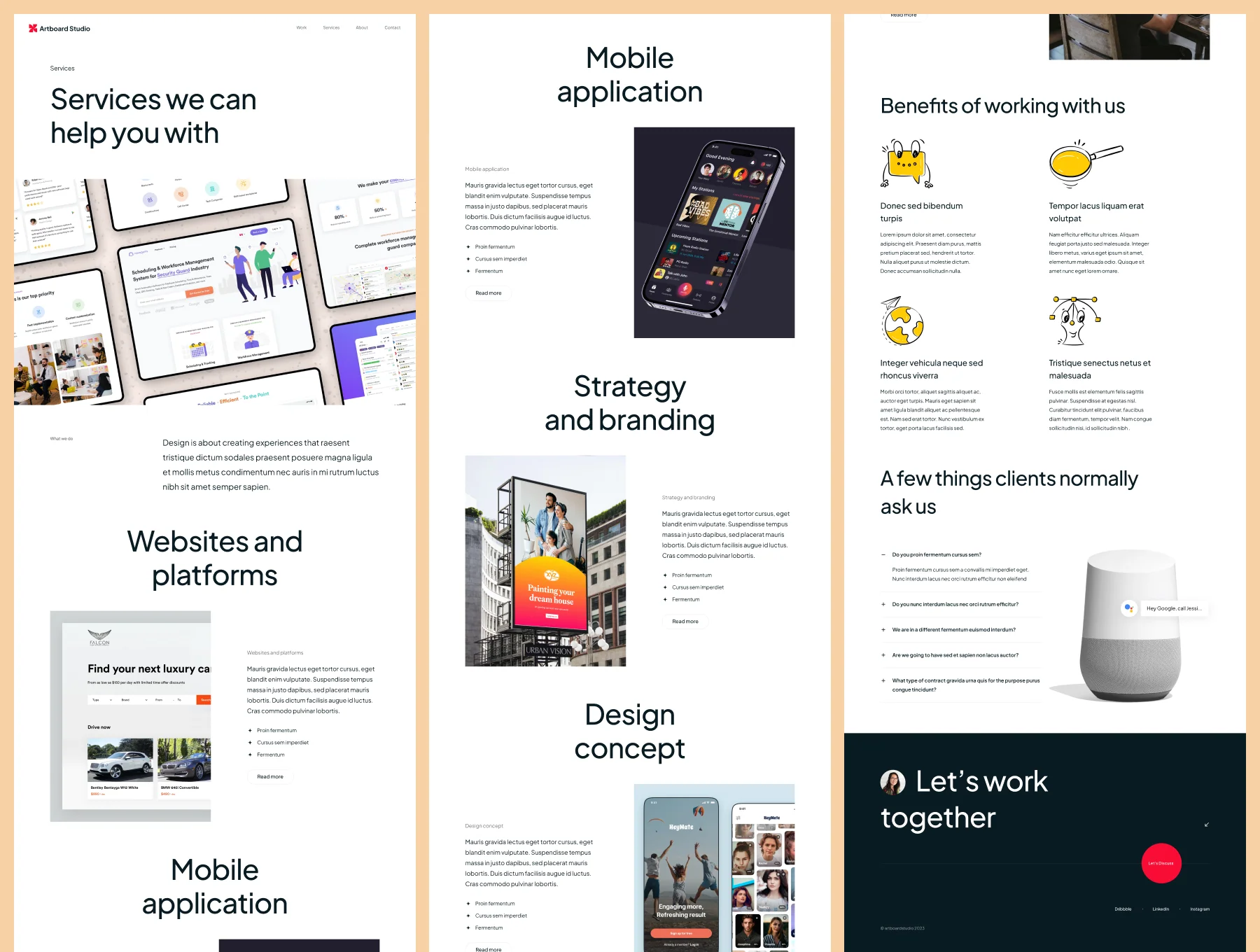 Artboard Studio - Premium Design Agency Template with Figma + Bootstrap 4