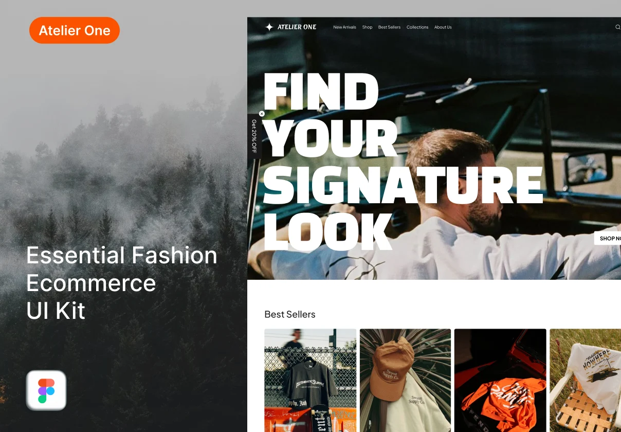 Artelier One - Premium Minimal Fashion Ecommerce UI Kit
