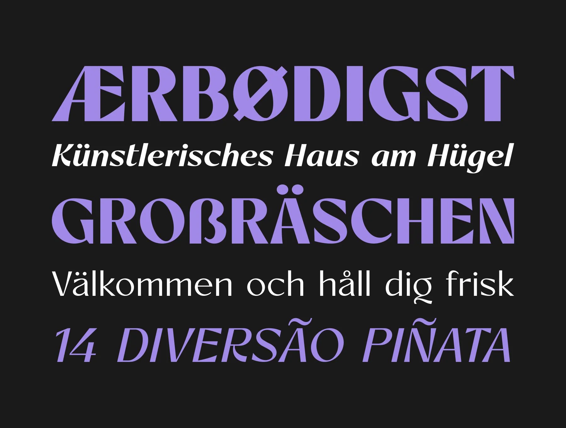 Artezy Font Family 5