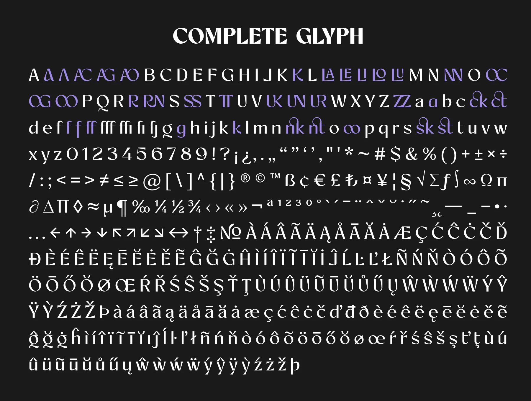 Artezy Font Family 8