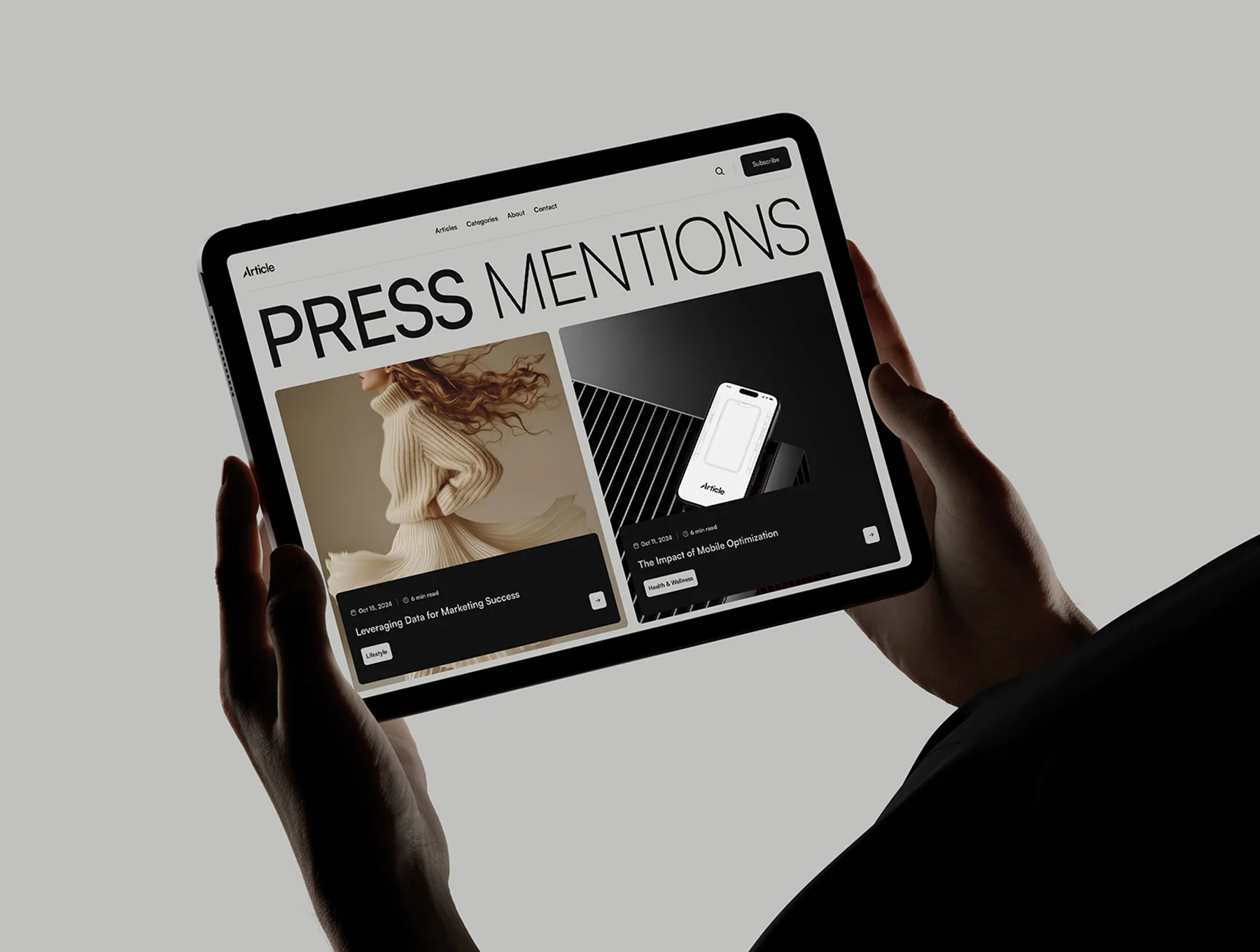 Article - Webflow and Framer Template 4
