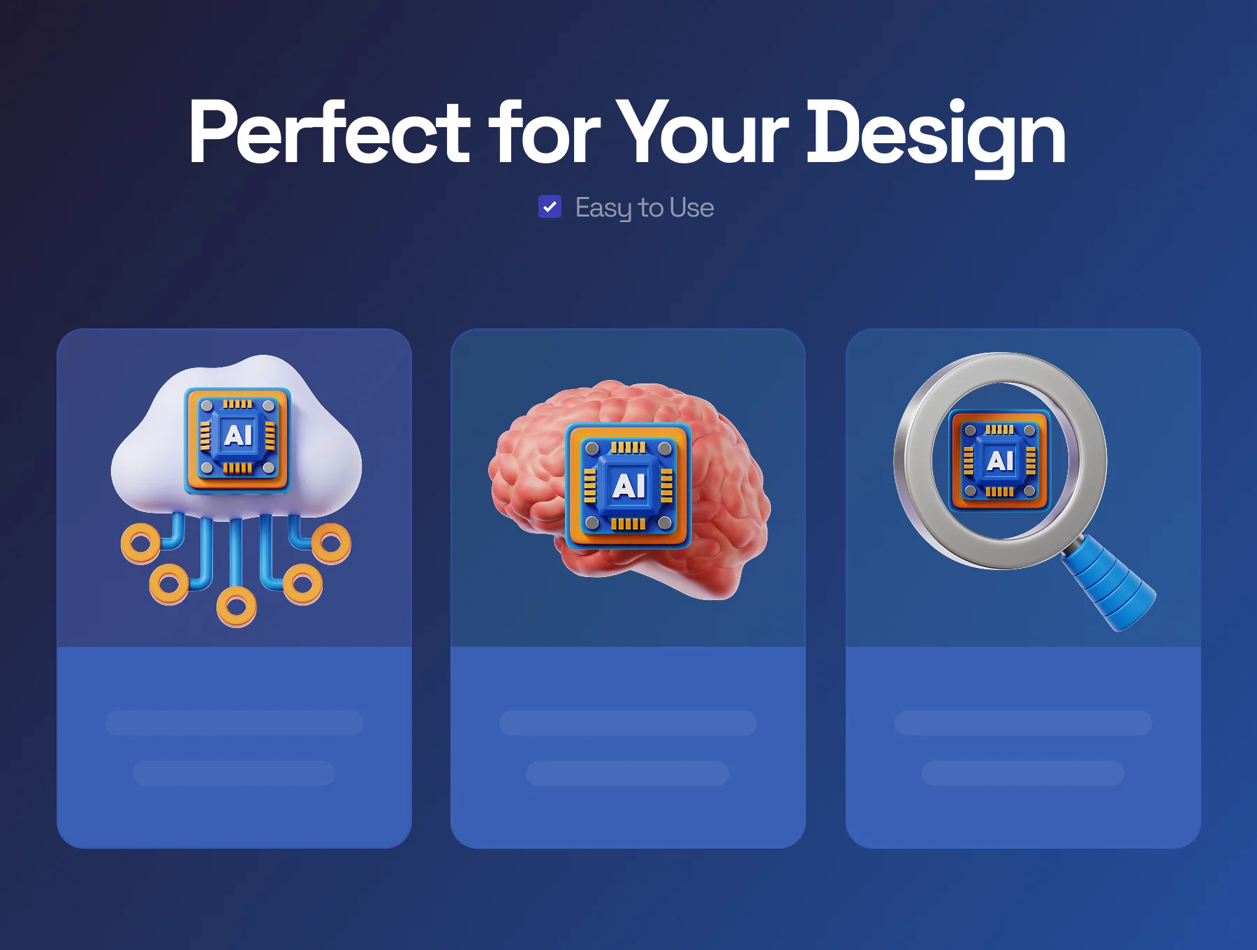 Artifical Intelligence 3D Icon 7