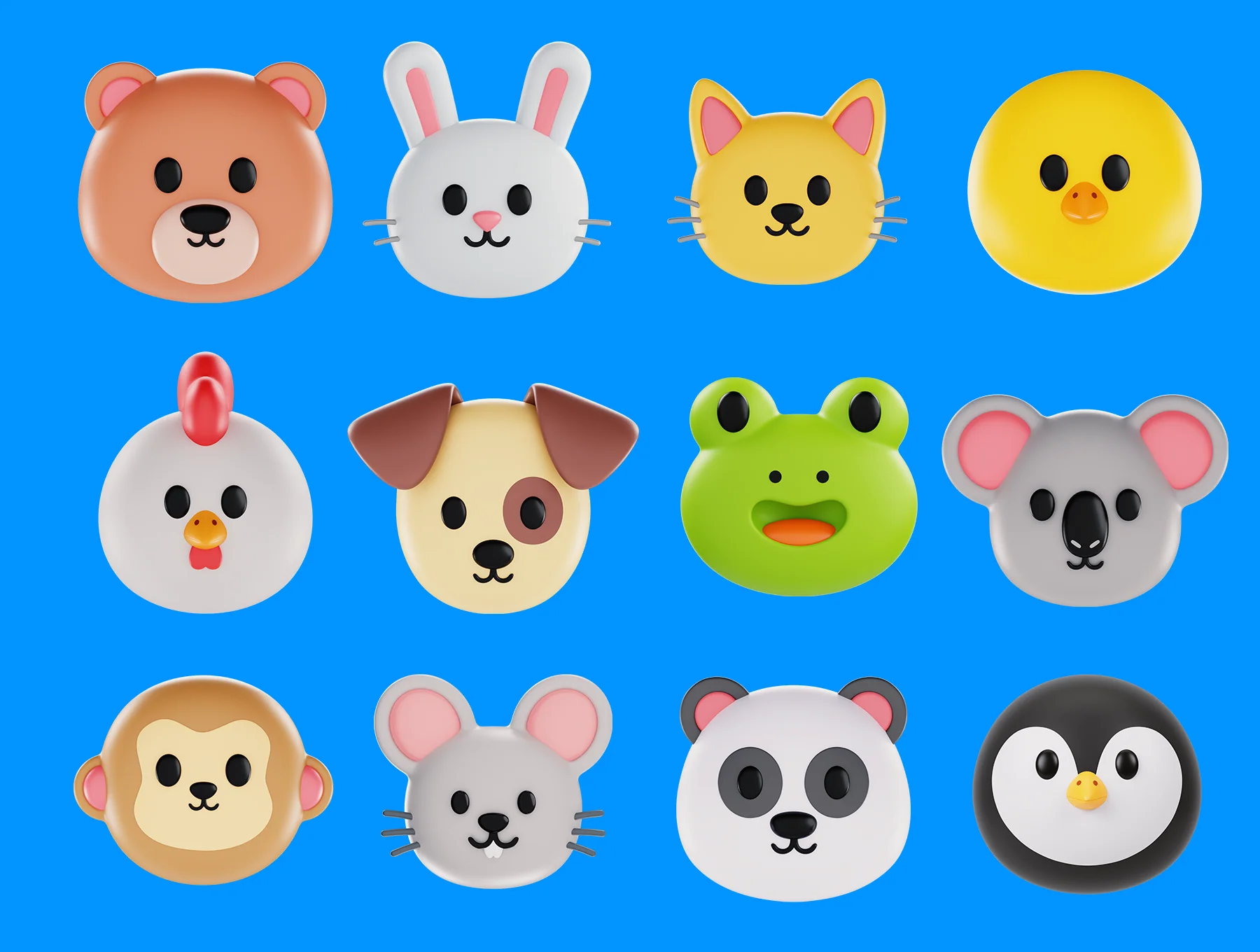 Animojis 3D Icon Pack 5