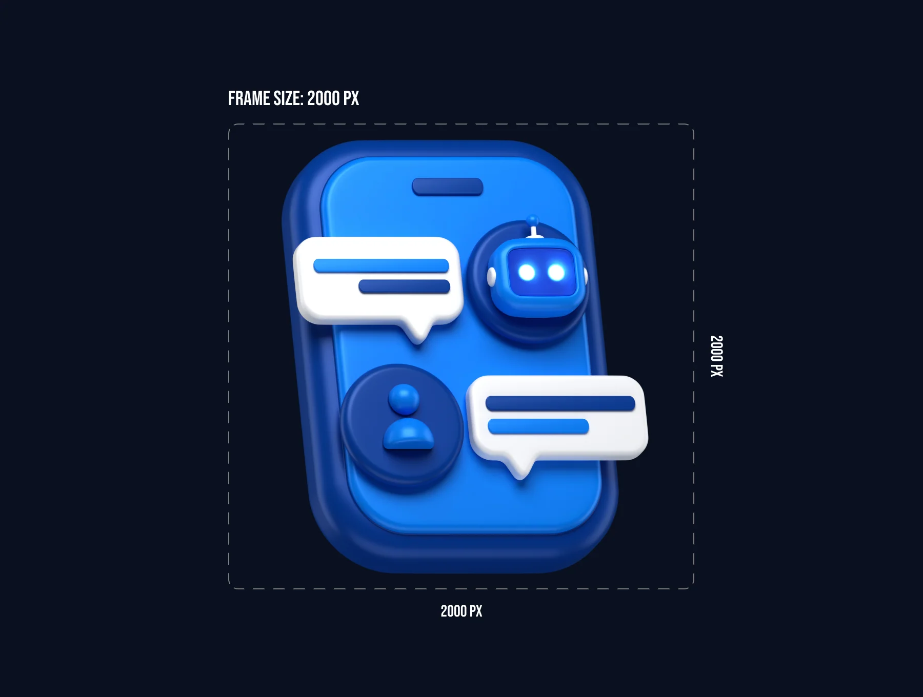 Artificial Intelligence 3D Icons Pack 3