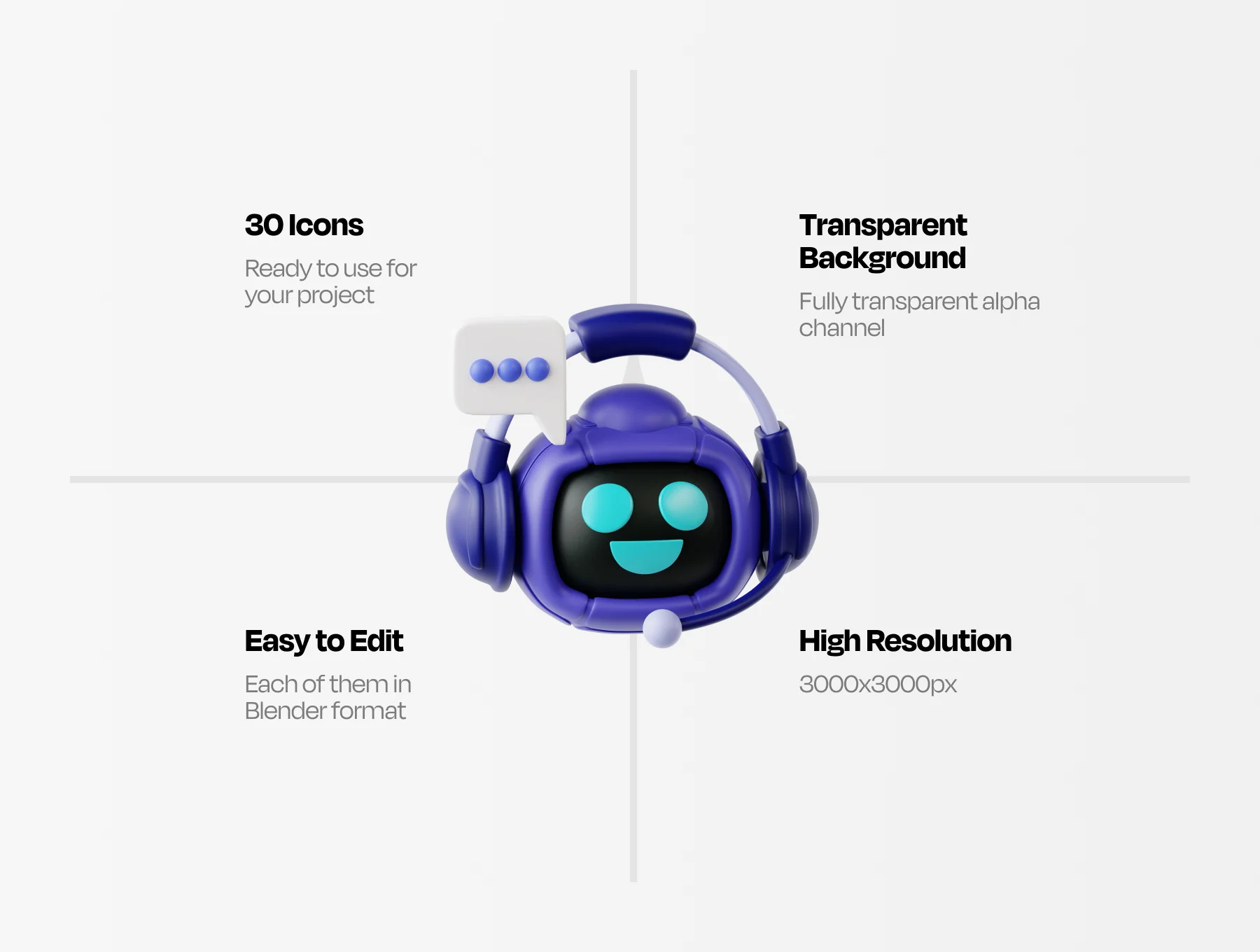 Artificial Intelligence Essential 3D Illustration 2