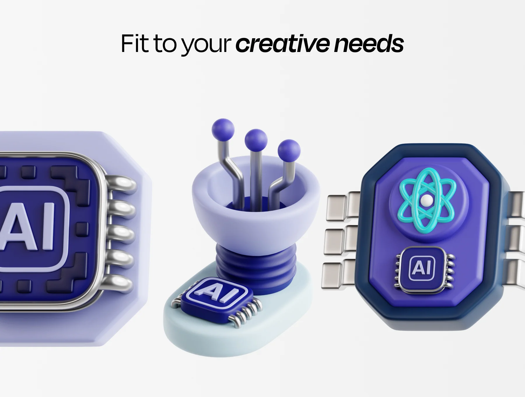 Artificial Intelligence Essential 3D Illustration 4