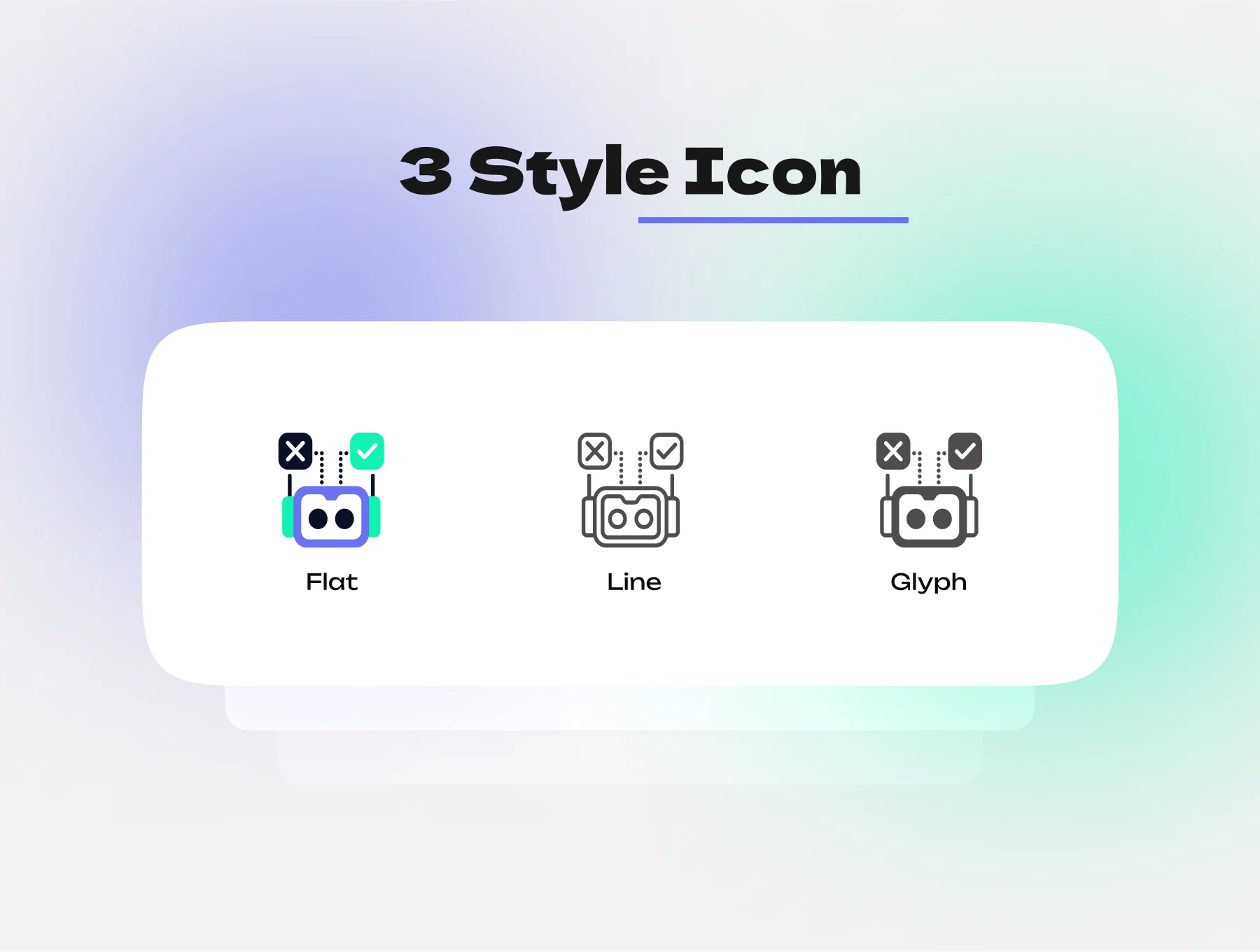 Artificial intelligence Icons Set 6