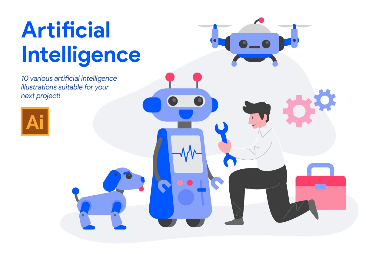 Artificial Intelligence Illustration