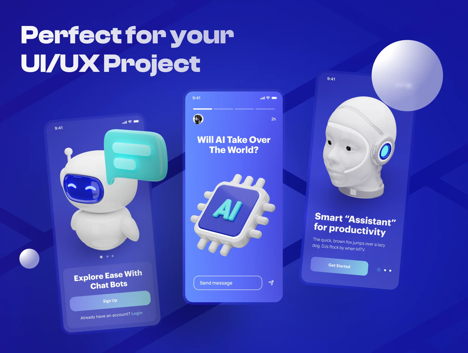 Artificially - Artificial Intelligence 3D Icon Set 5